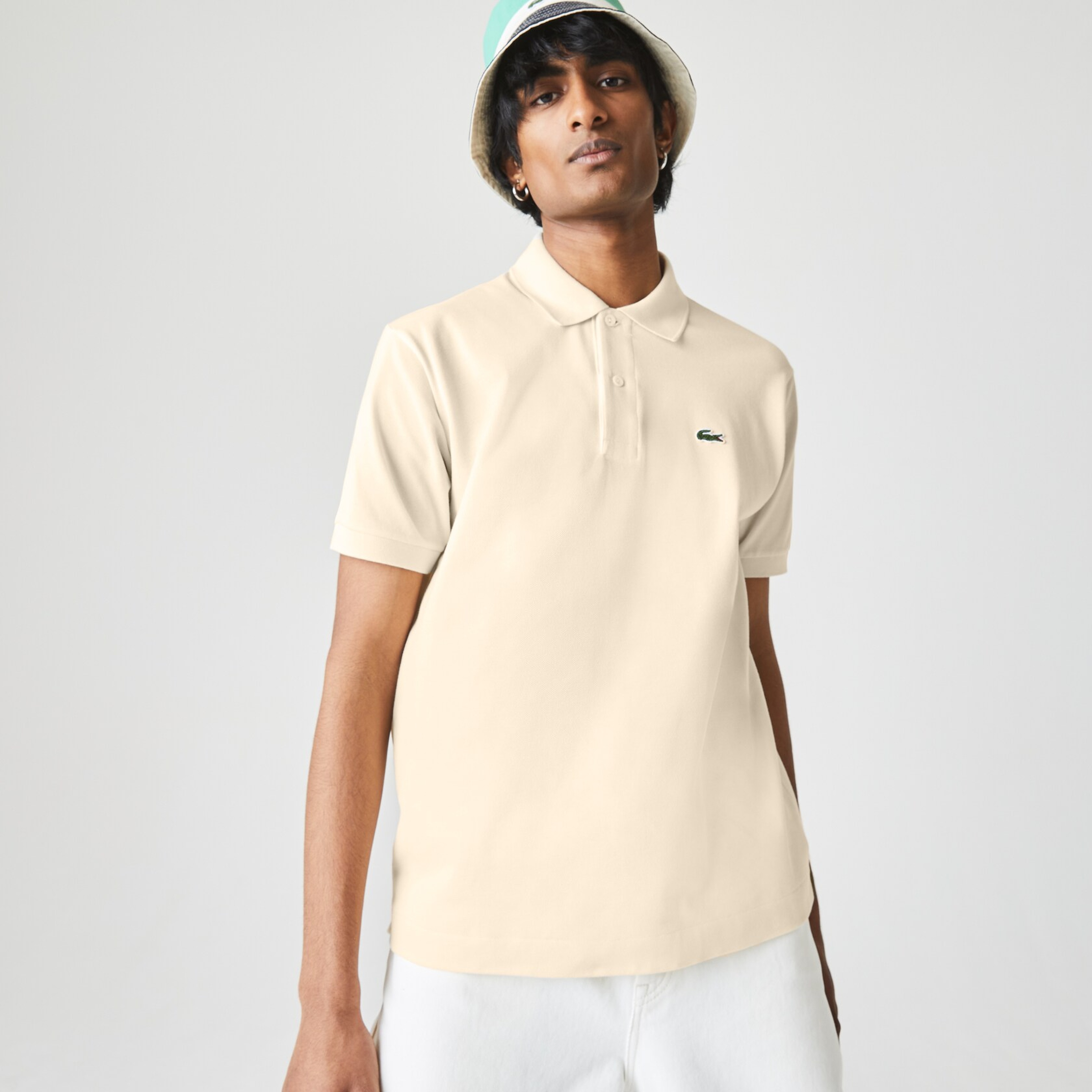 Lacoste L.12.12 Erkek Classic Fit Polo Yaka Bej Polo