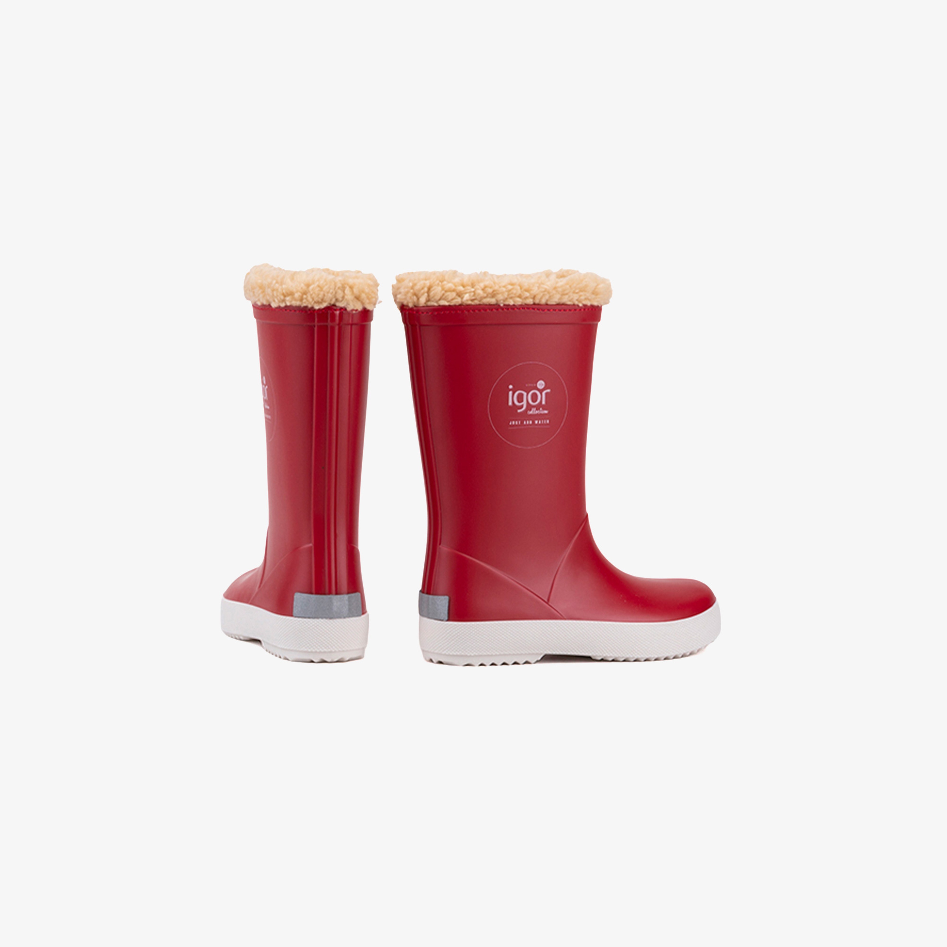 Igor Splash Nautico Borreguito Bebek Kırmızı Çizme