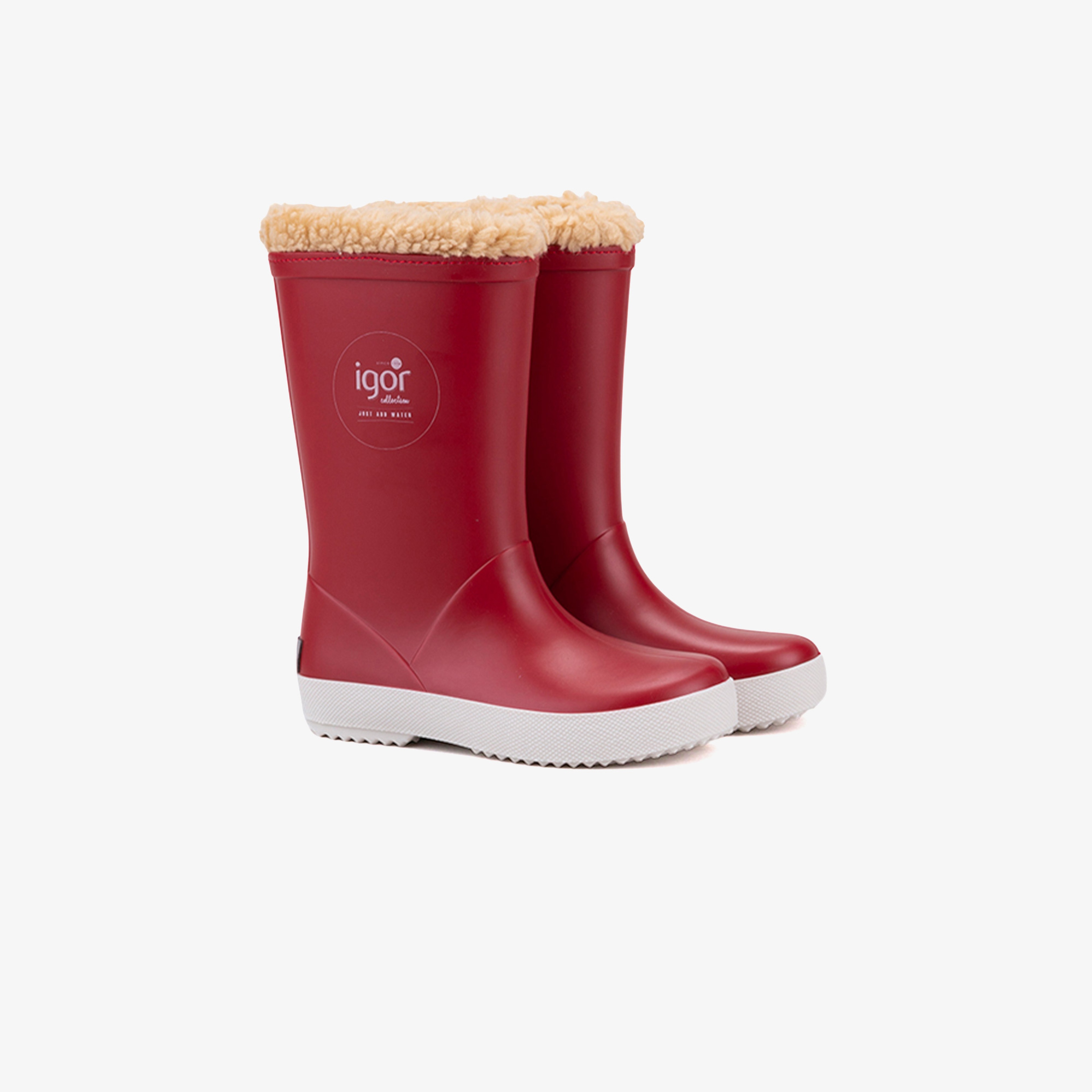 Igor Splash Nautico Borreguito Bebek Kırmızı Çizme