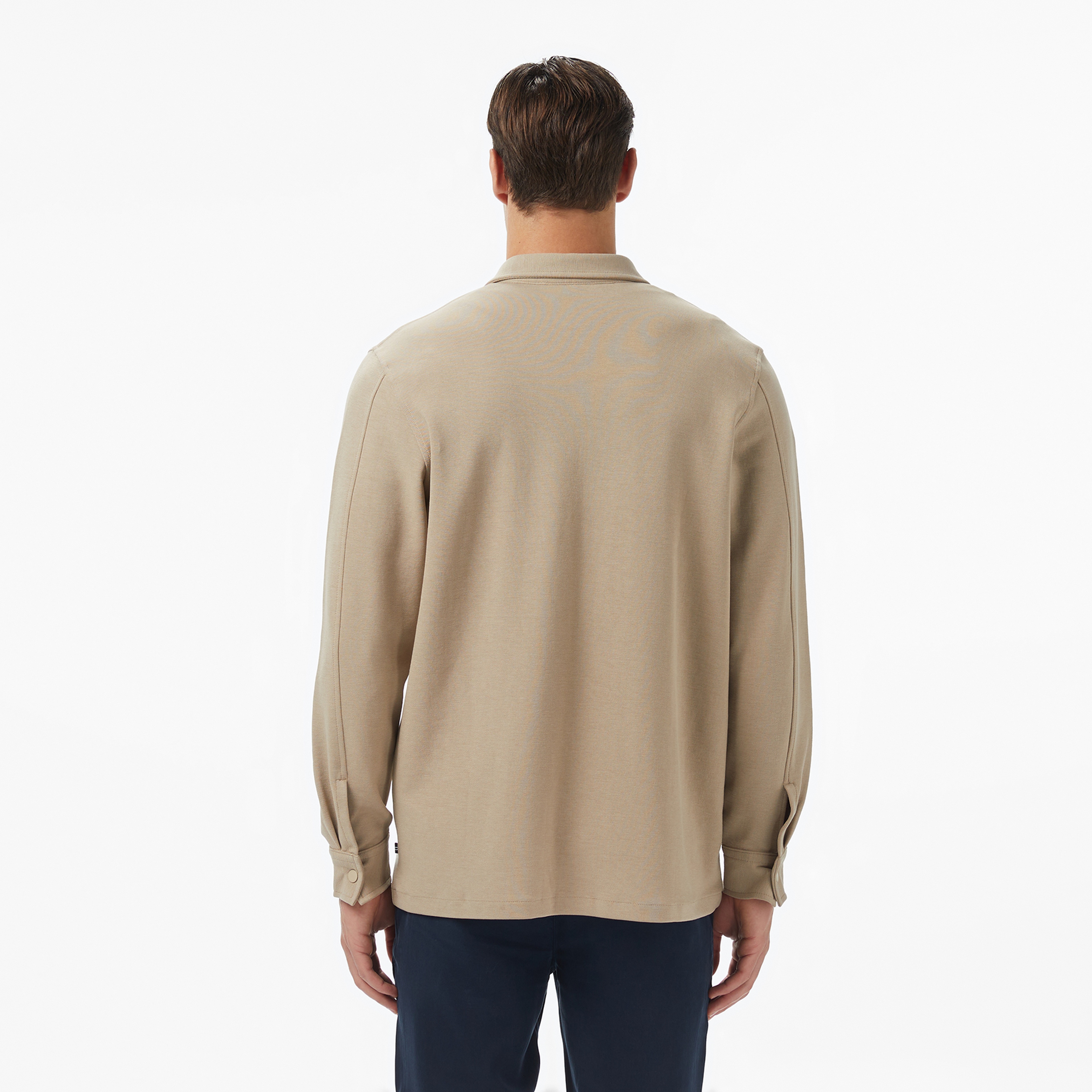 Nautica Erkek Bej Classic Fit Gömlek