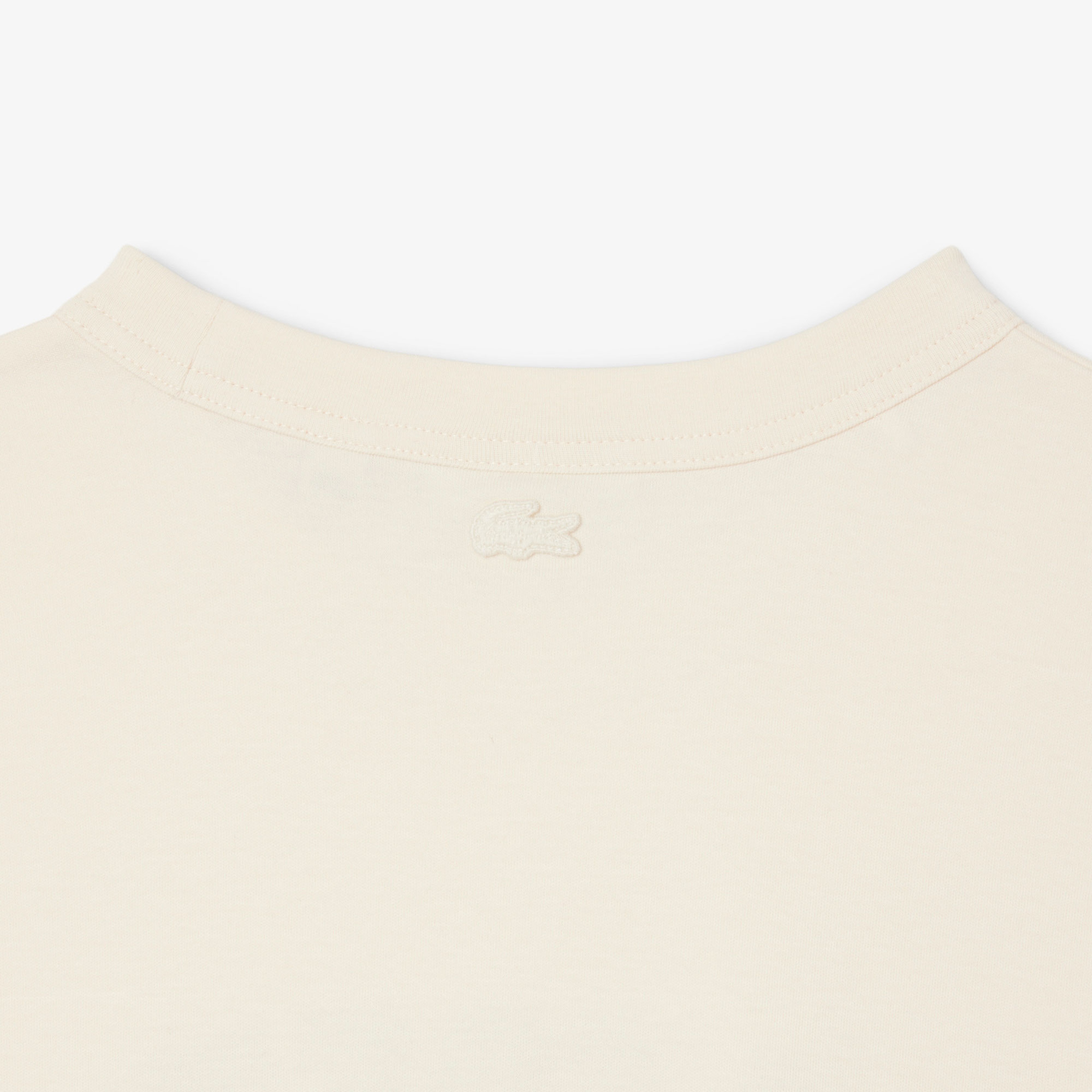 Lacoste Kadın Krem T-Shirt