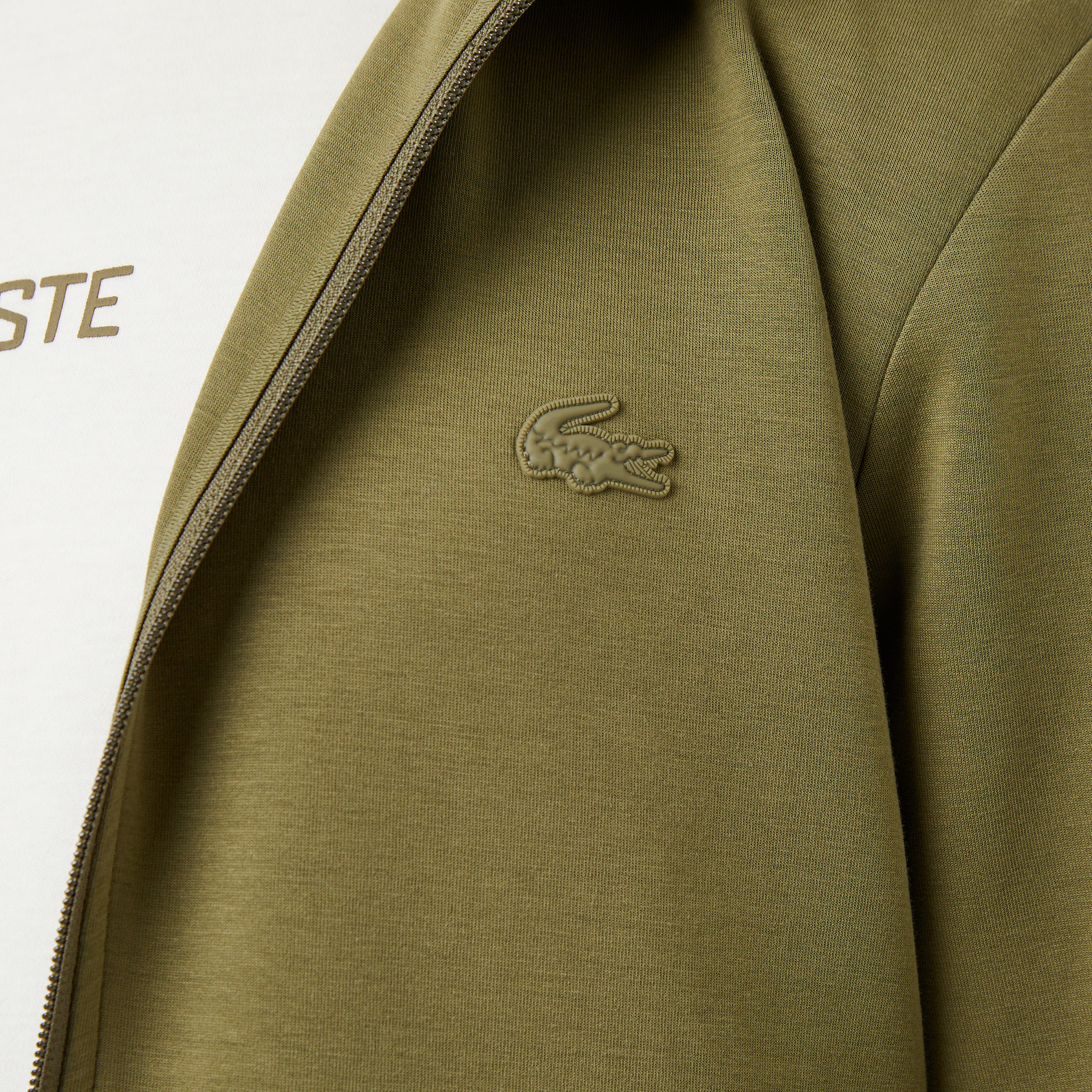 Lacoste Erkek Regular Fit Kapüşonlu Haki Sweatshirt
