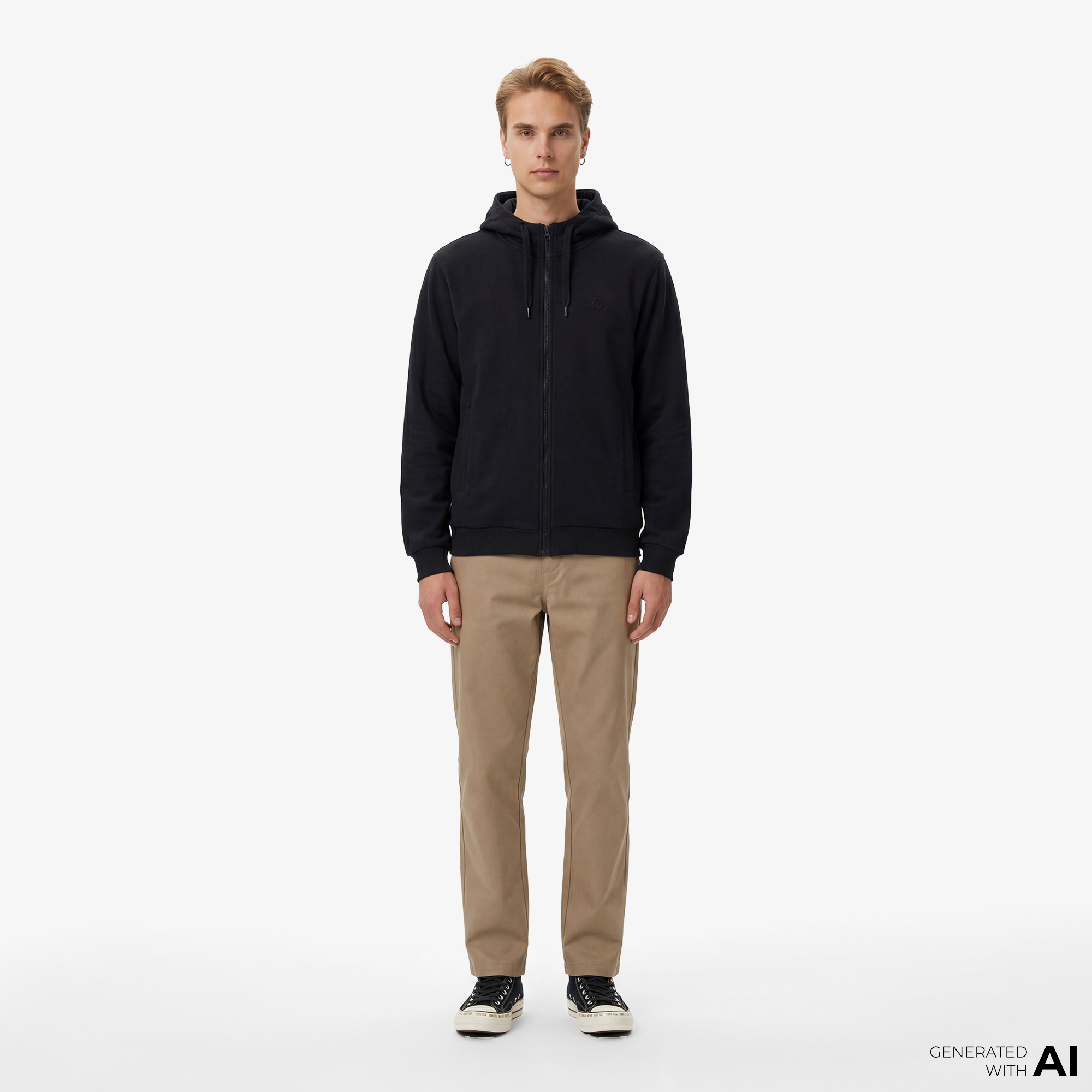 Converse Erkek Siyah Hırka