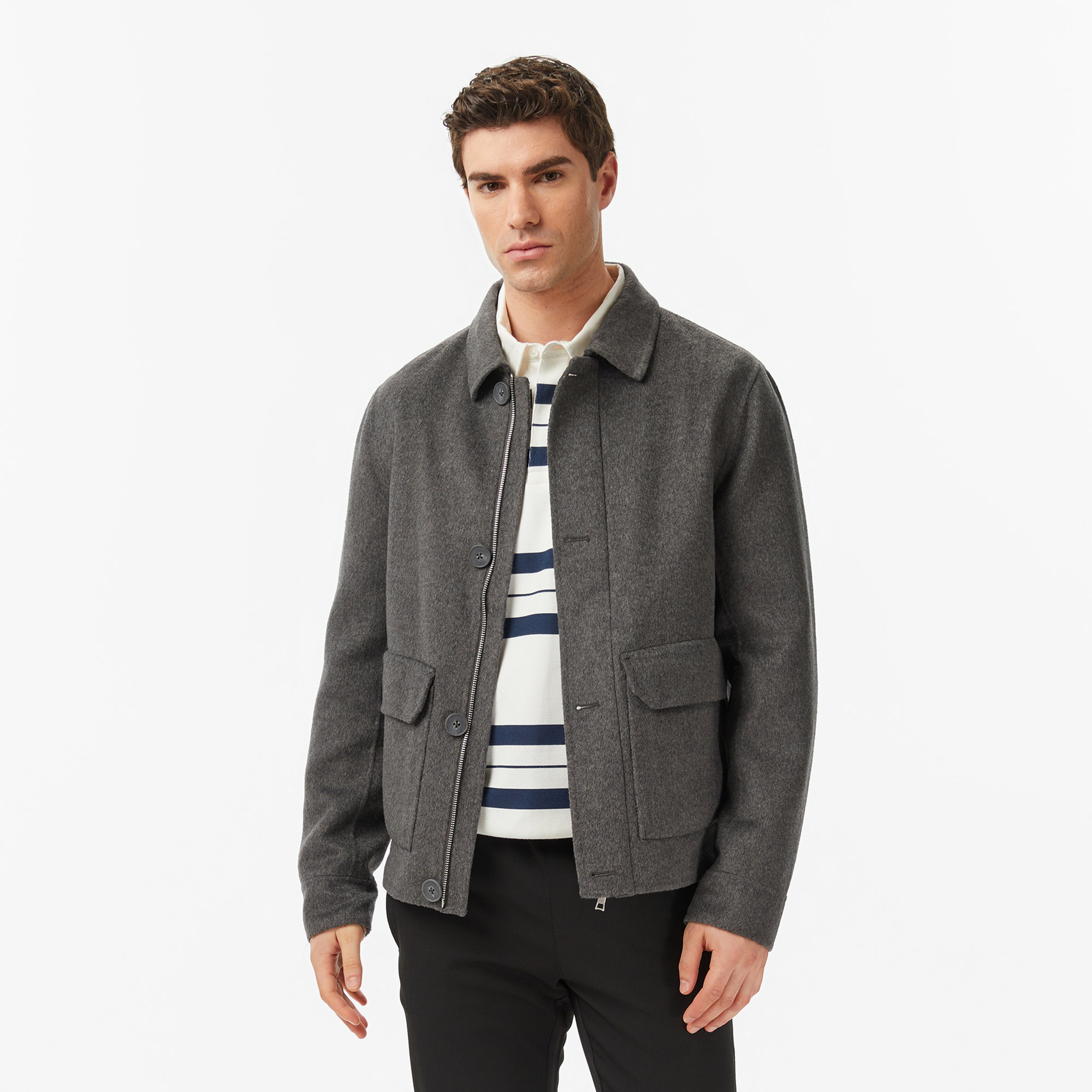 Nautica Erkek Siyah Regular Fit Mont