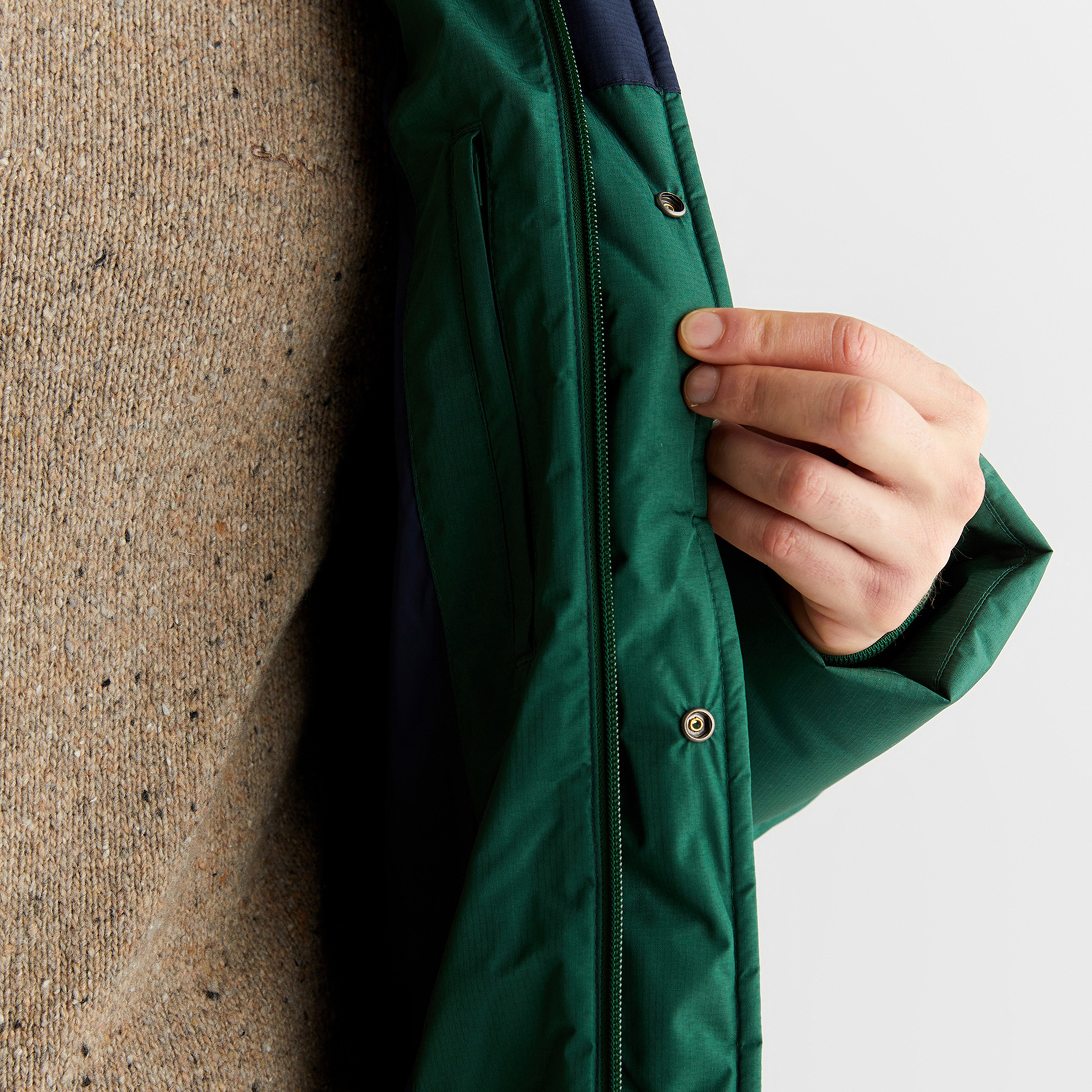 GANT Erkek Lacivert Regular Fit Fermuarlı Ceket