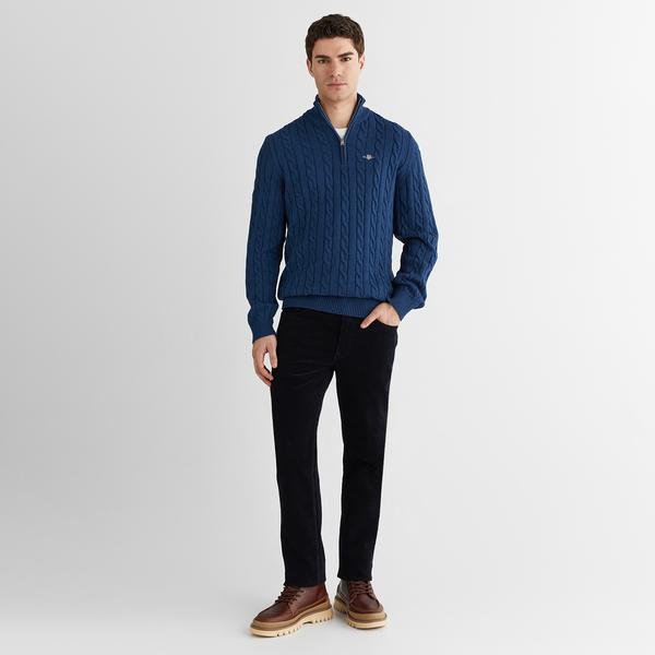GANT Erkek Lacivert Regular Fit Kadife Pantolon