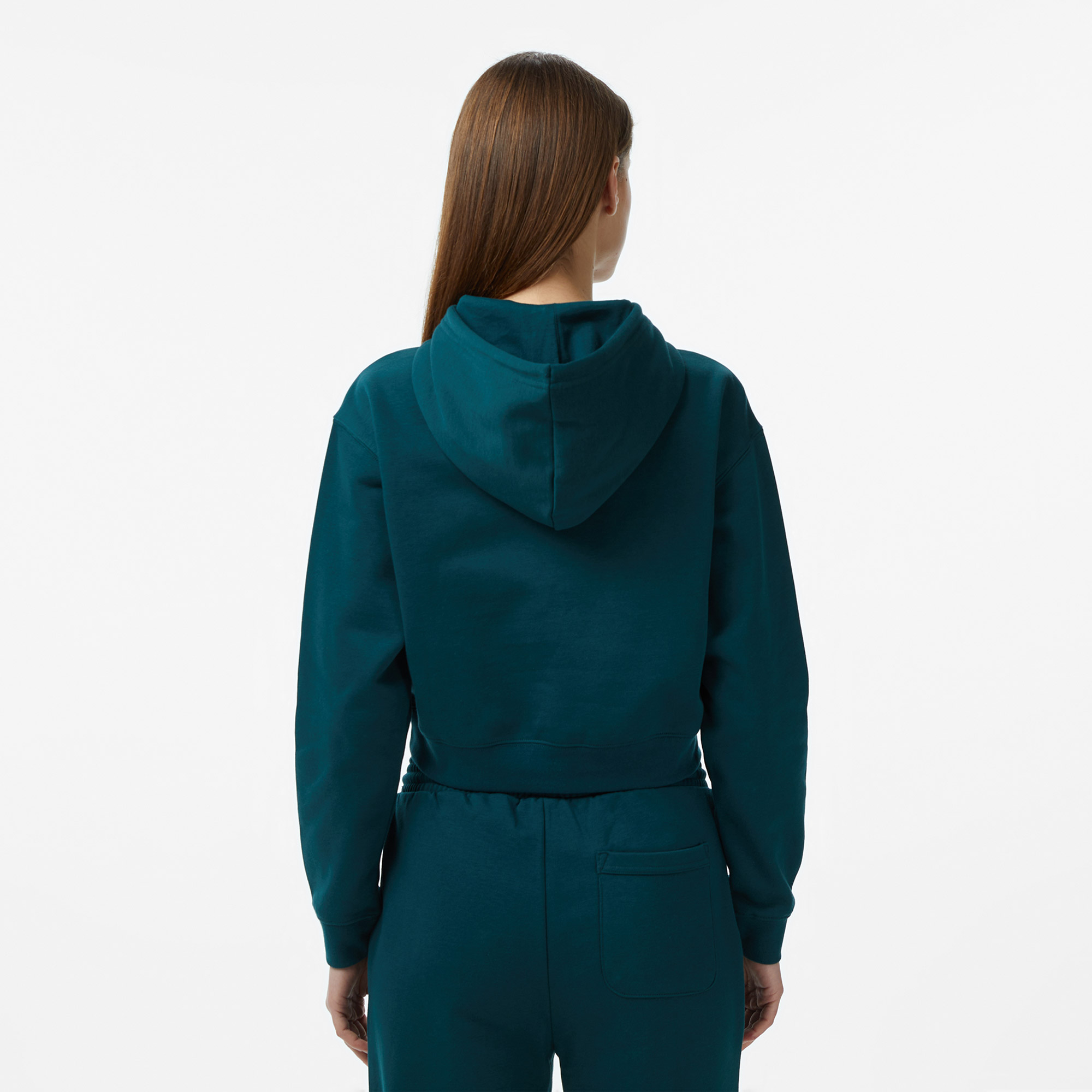 Converse Classic Kadın Yeşil Crop Sweatshirt