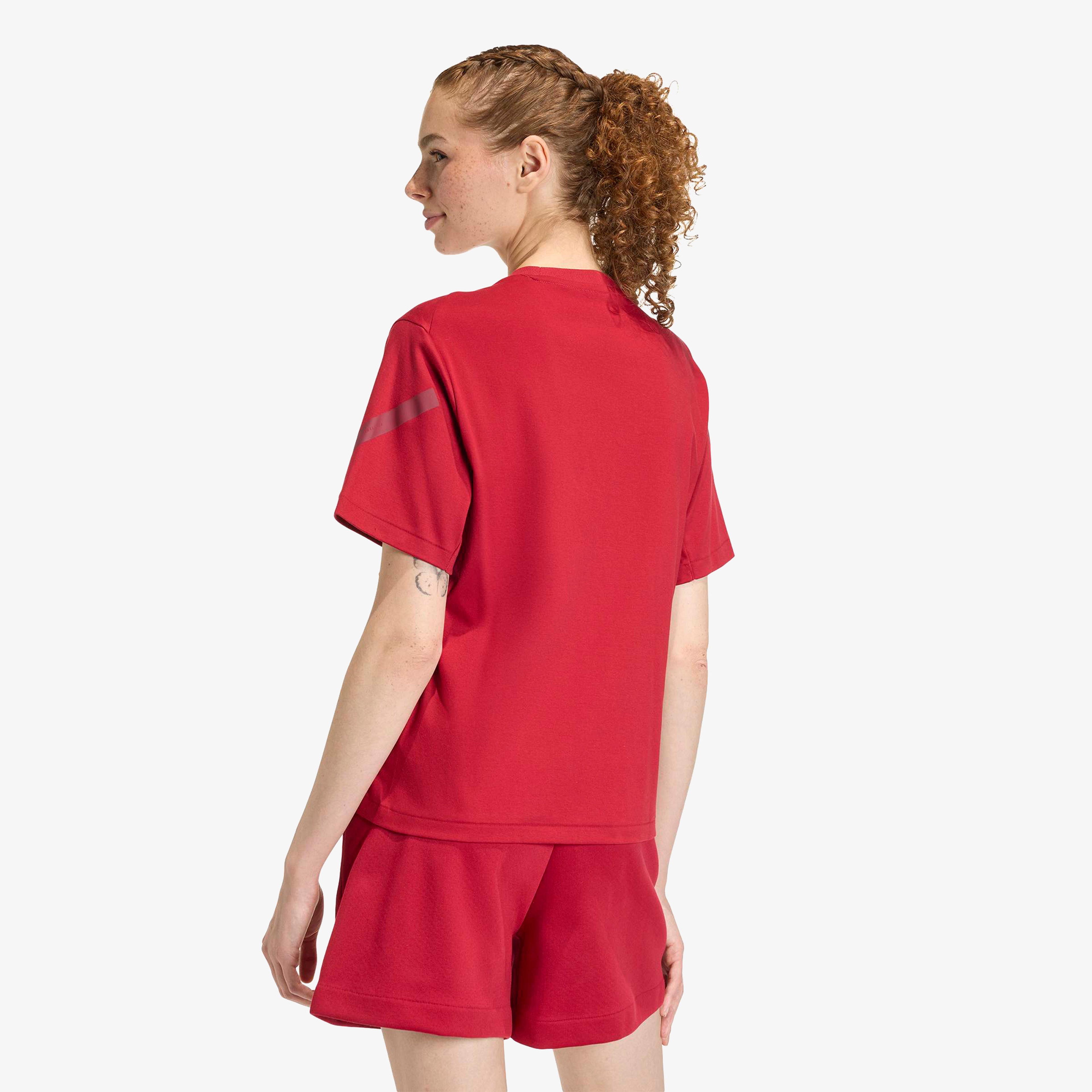 adidas Z.N.E. Kadın Bordo T-Shirt