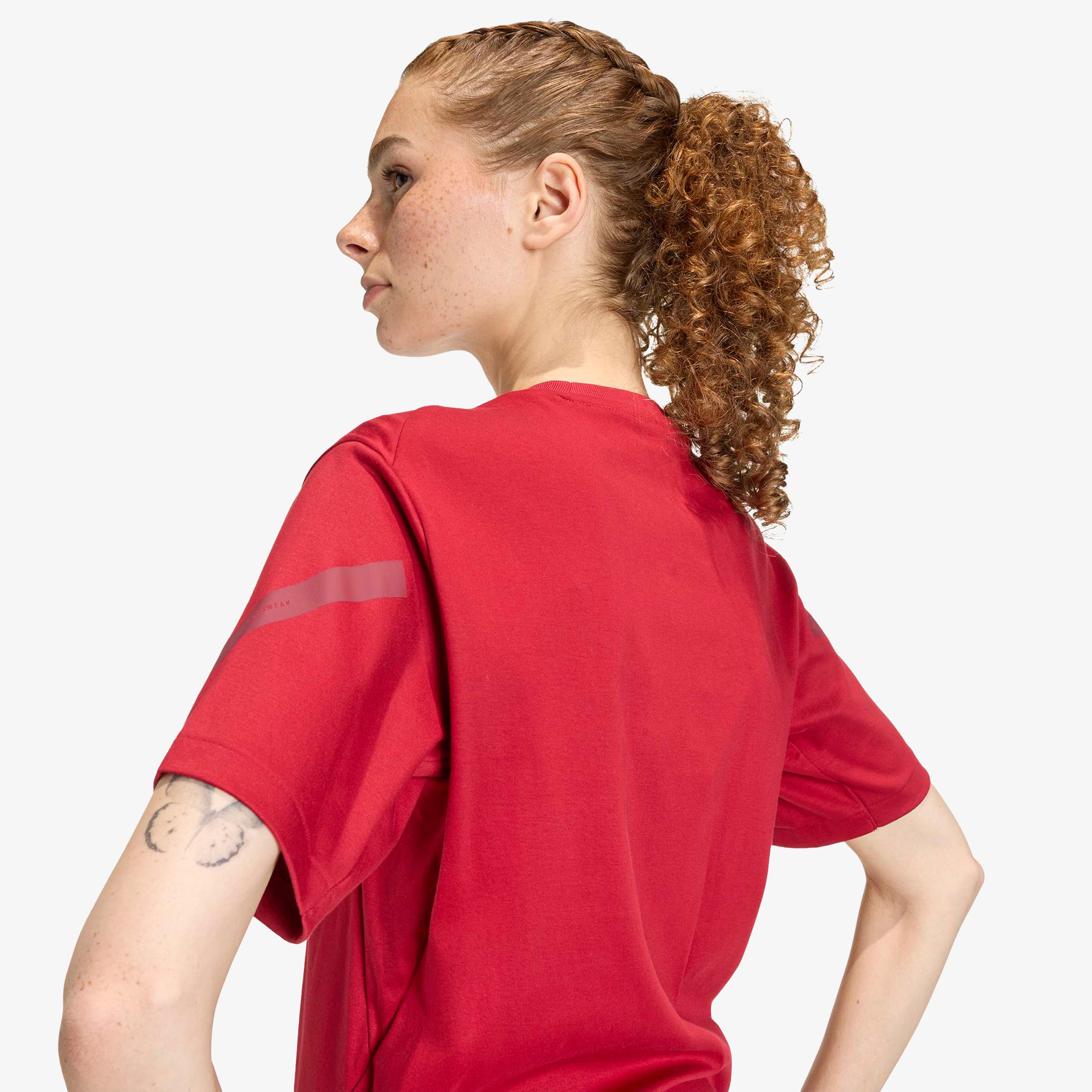 adidas Z.N.E. Kadın Bordo T-Shirt