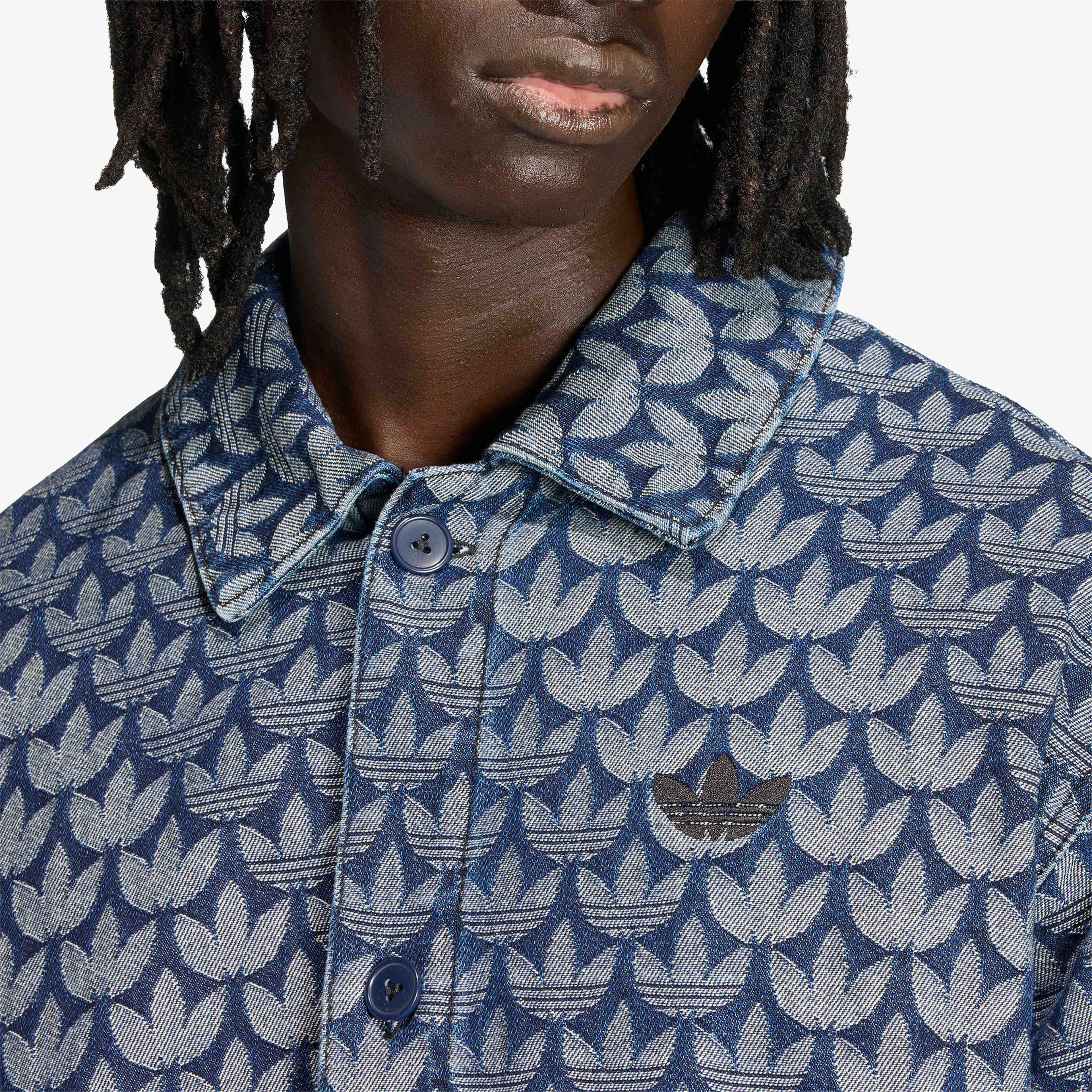 adidas Denim Monogram Gömlek Erkek
