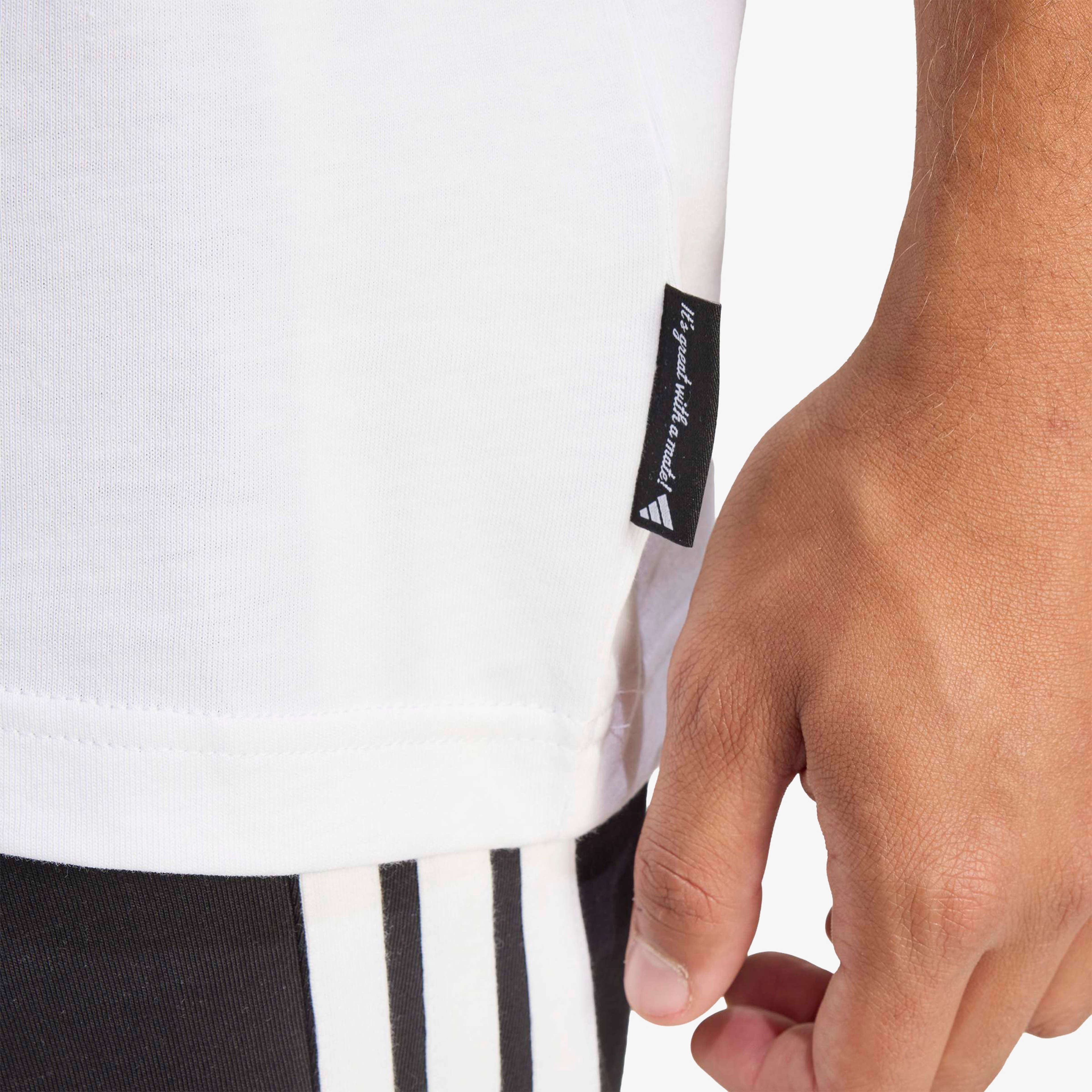 adidas Novelty Mini Erkek Beyaz T-Shirt