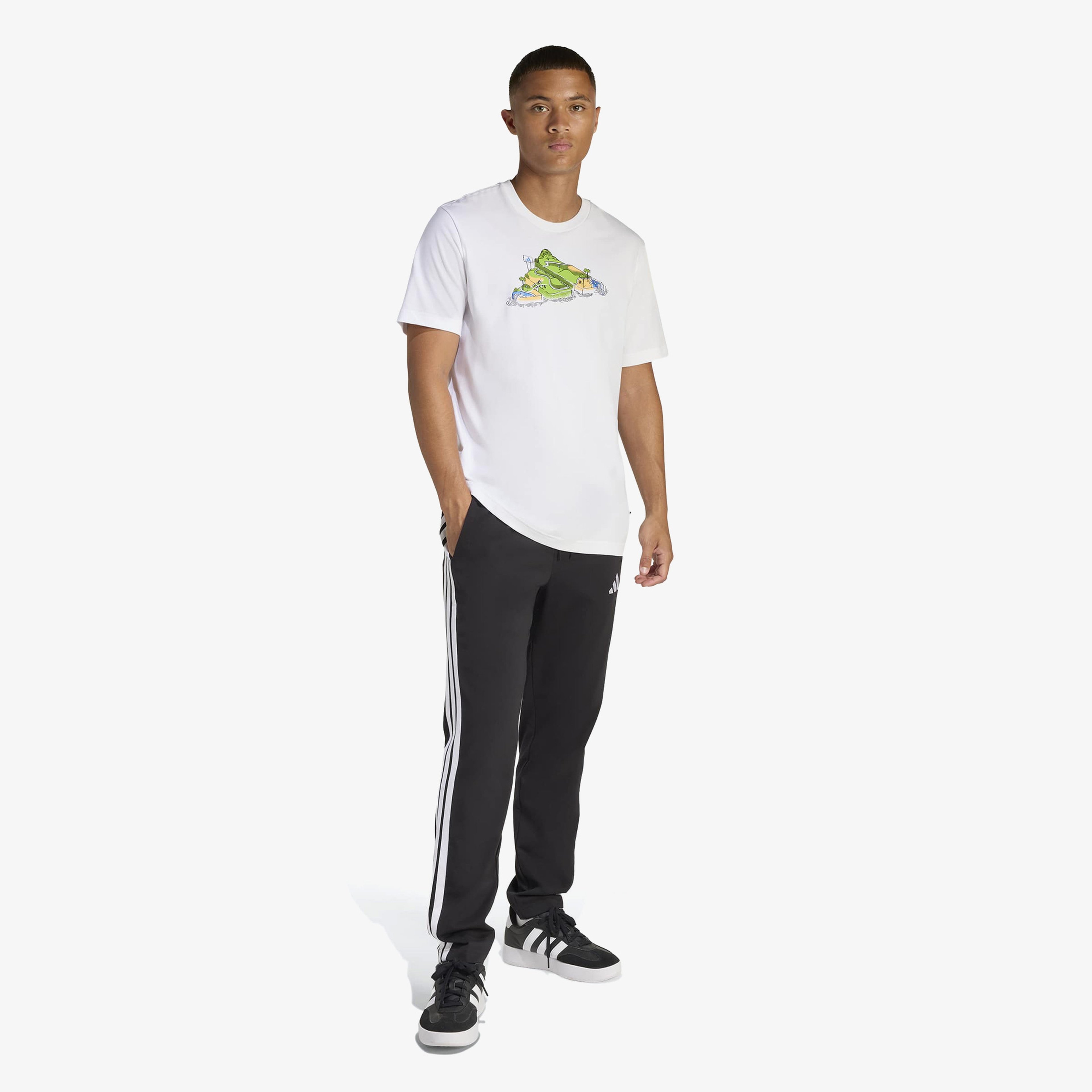 adidas Novelty Mini Erkek Beyaz T-Shirt