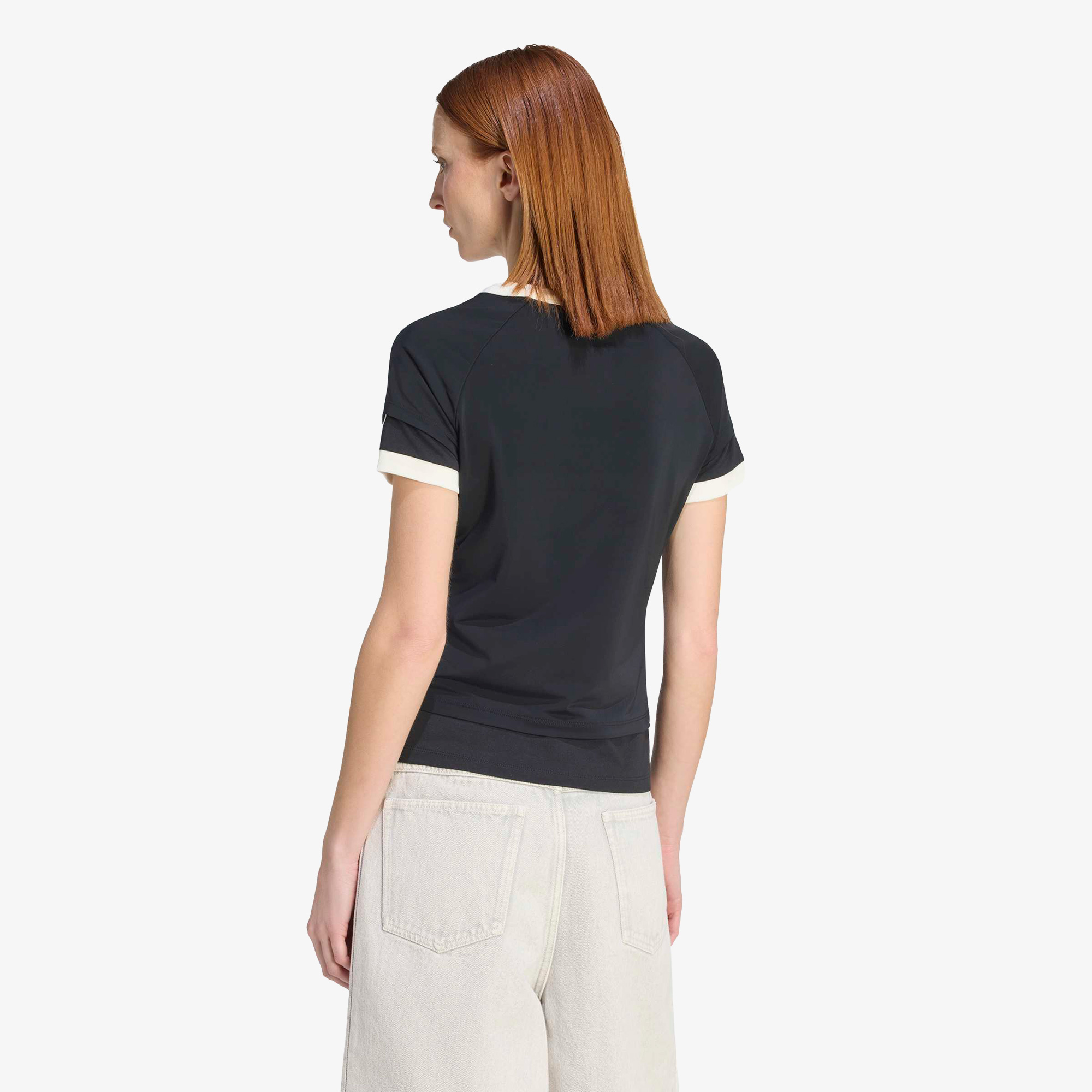 adidas Çift Katmanlı Cali Kadın Siyah T-Shirt
