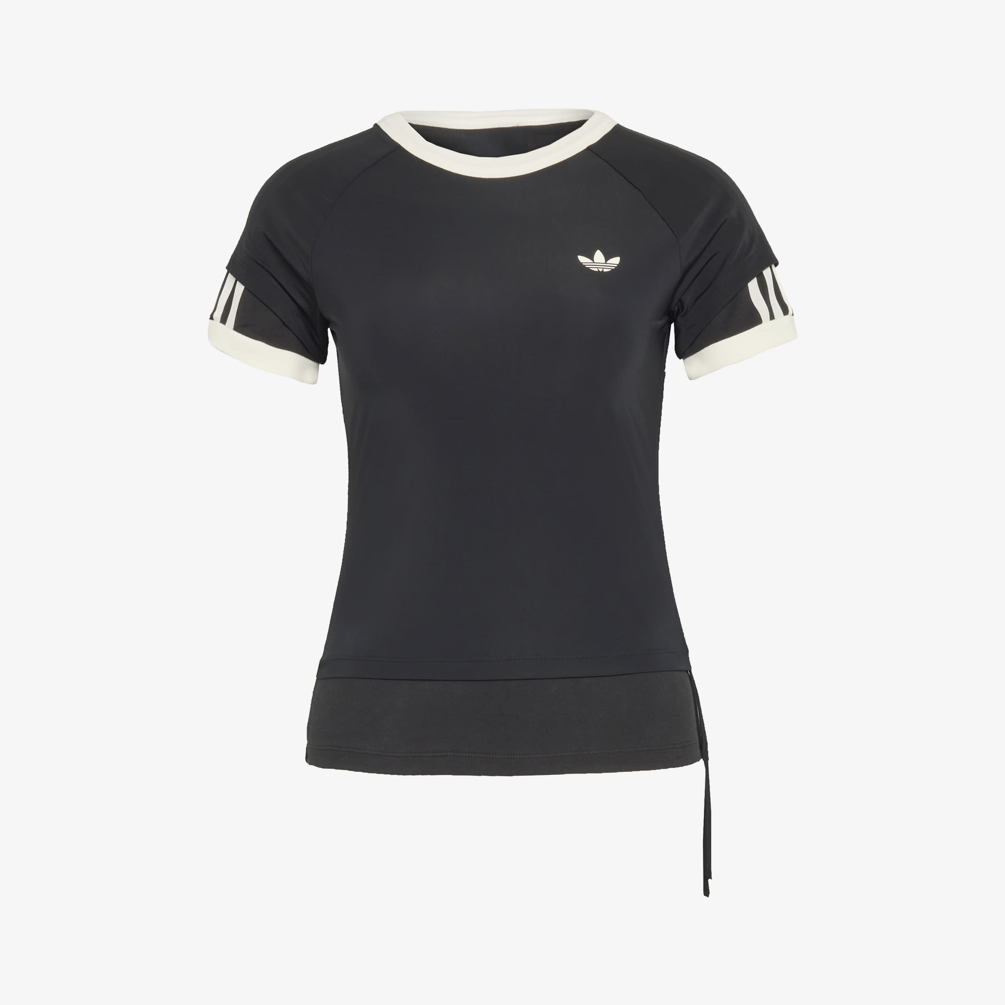 adidas Çift Katmanlı Cali Kadın Siyah T-Shirt