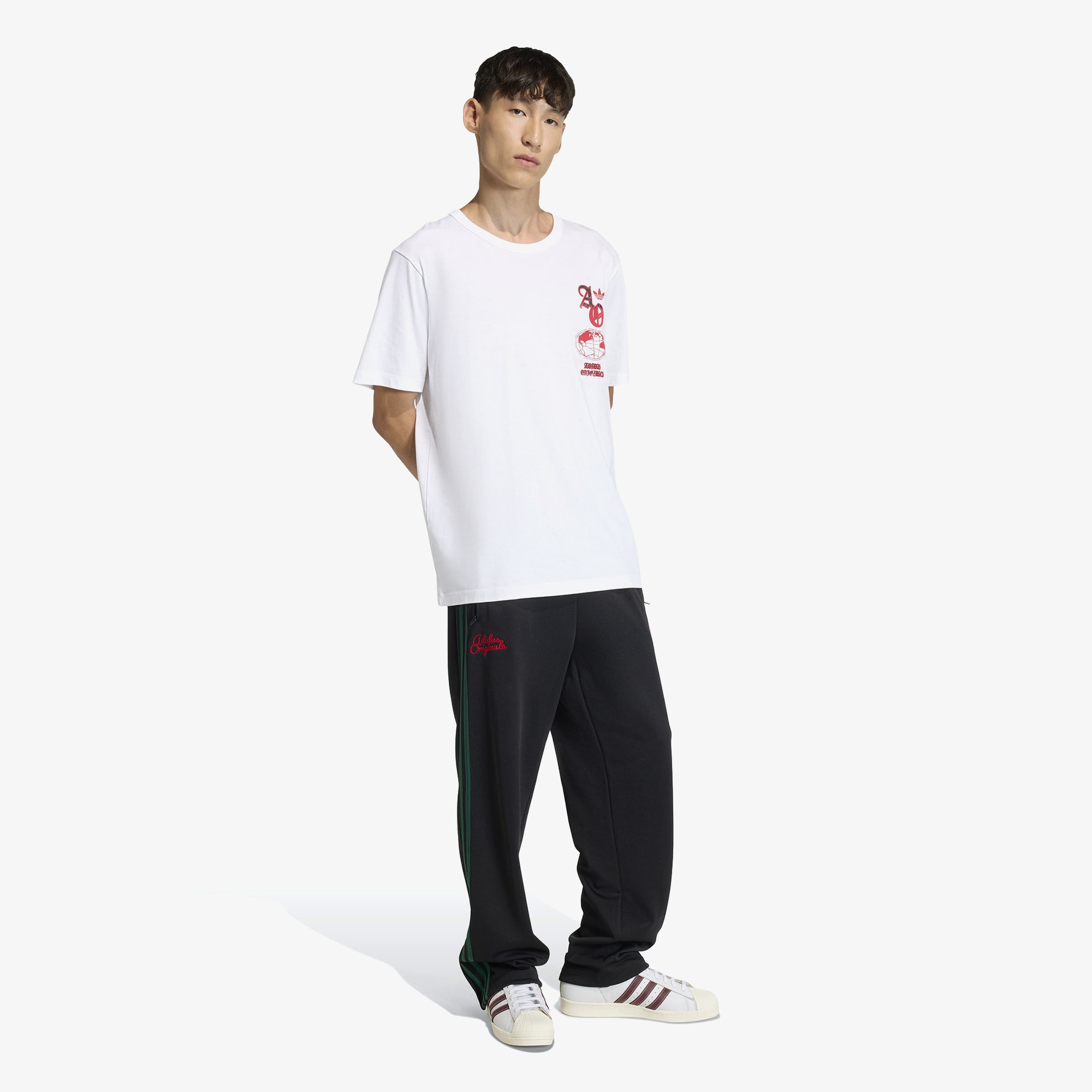adidas Originals GFX Erkek Beyaz T-Shirt