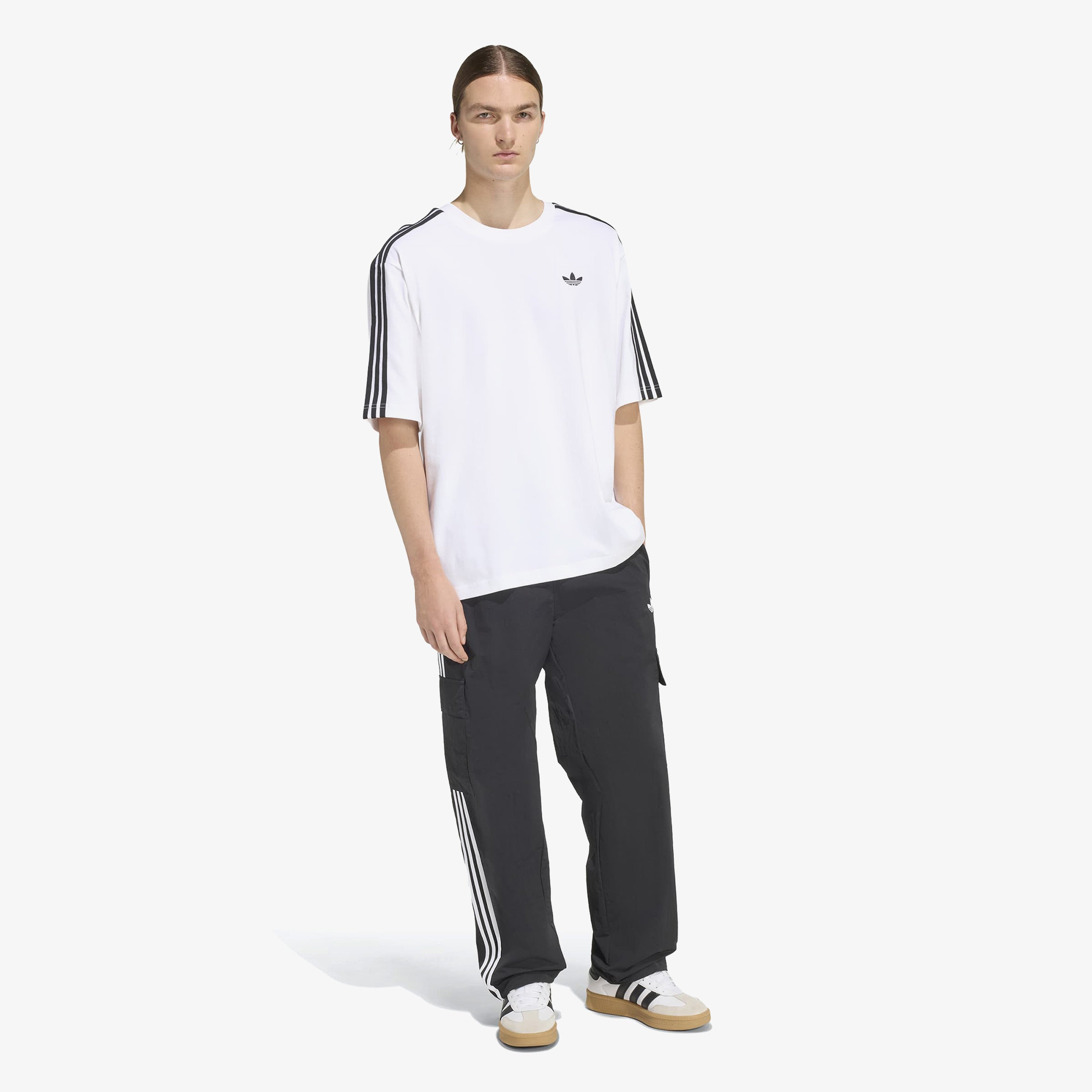 adidas 3Striped Erkek Beyaz T-Shirt