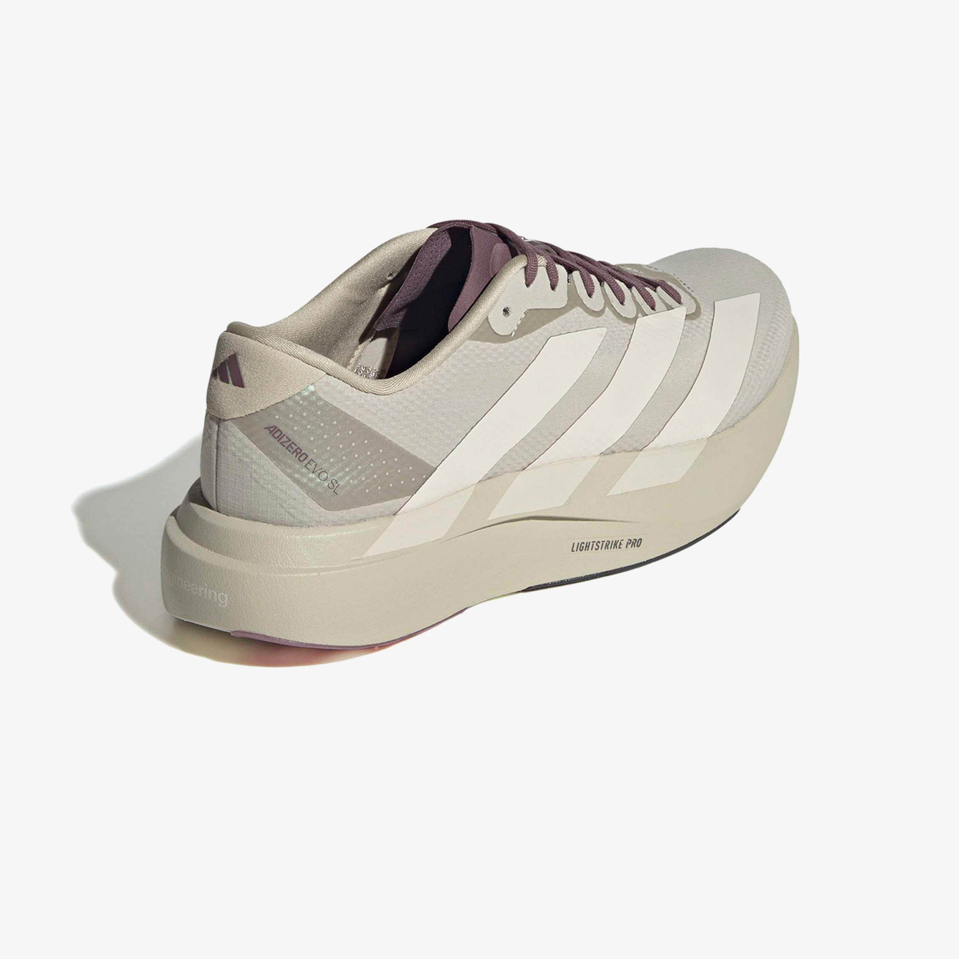 adidas Adizero Evo SL Woven Erkek Bej Spor Ayakkabı