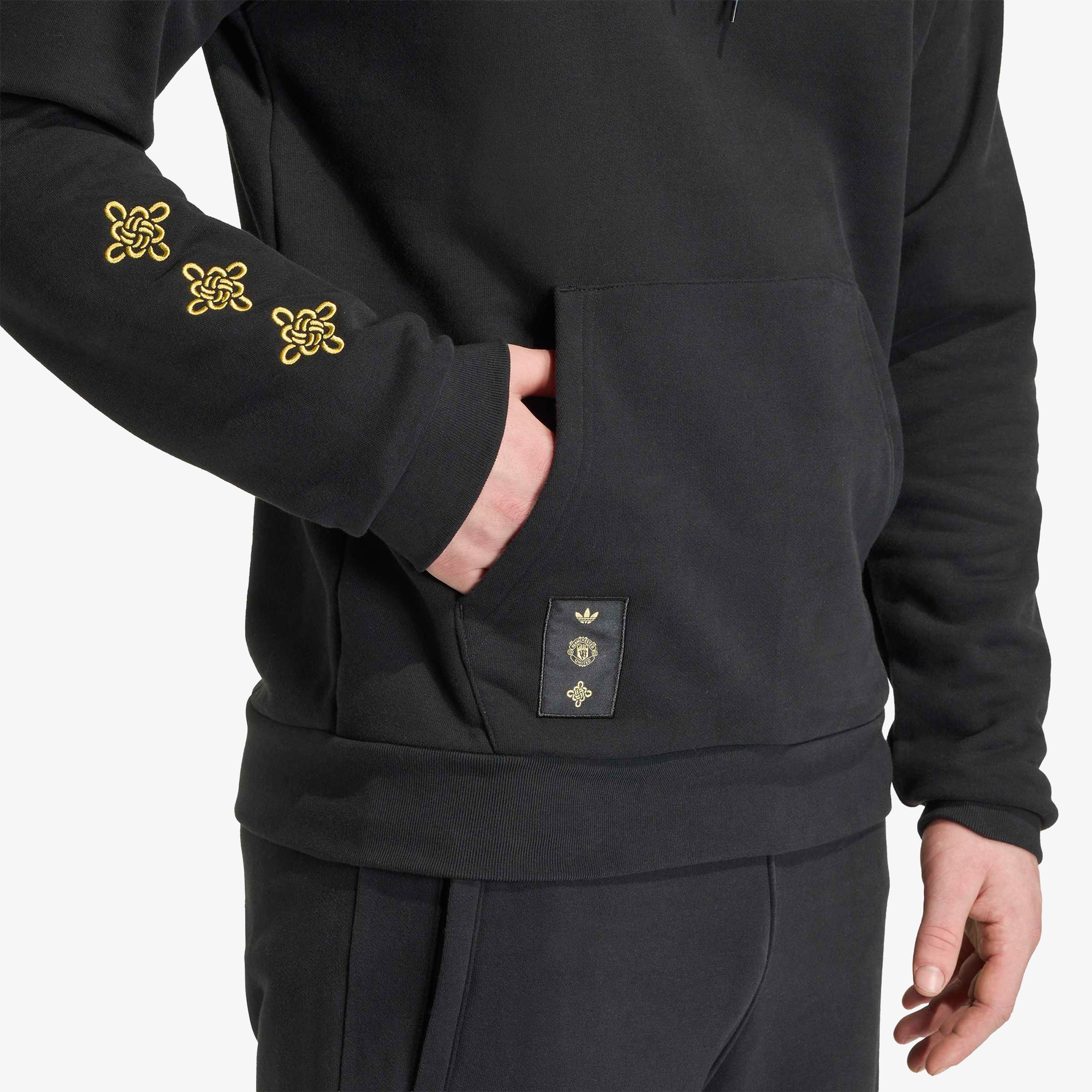 adidas Manchester United FC Erkek Siyah Sweatshirt