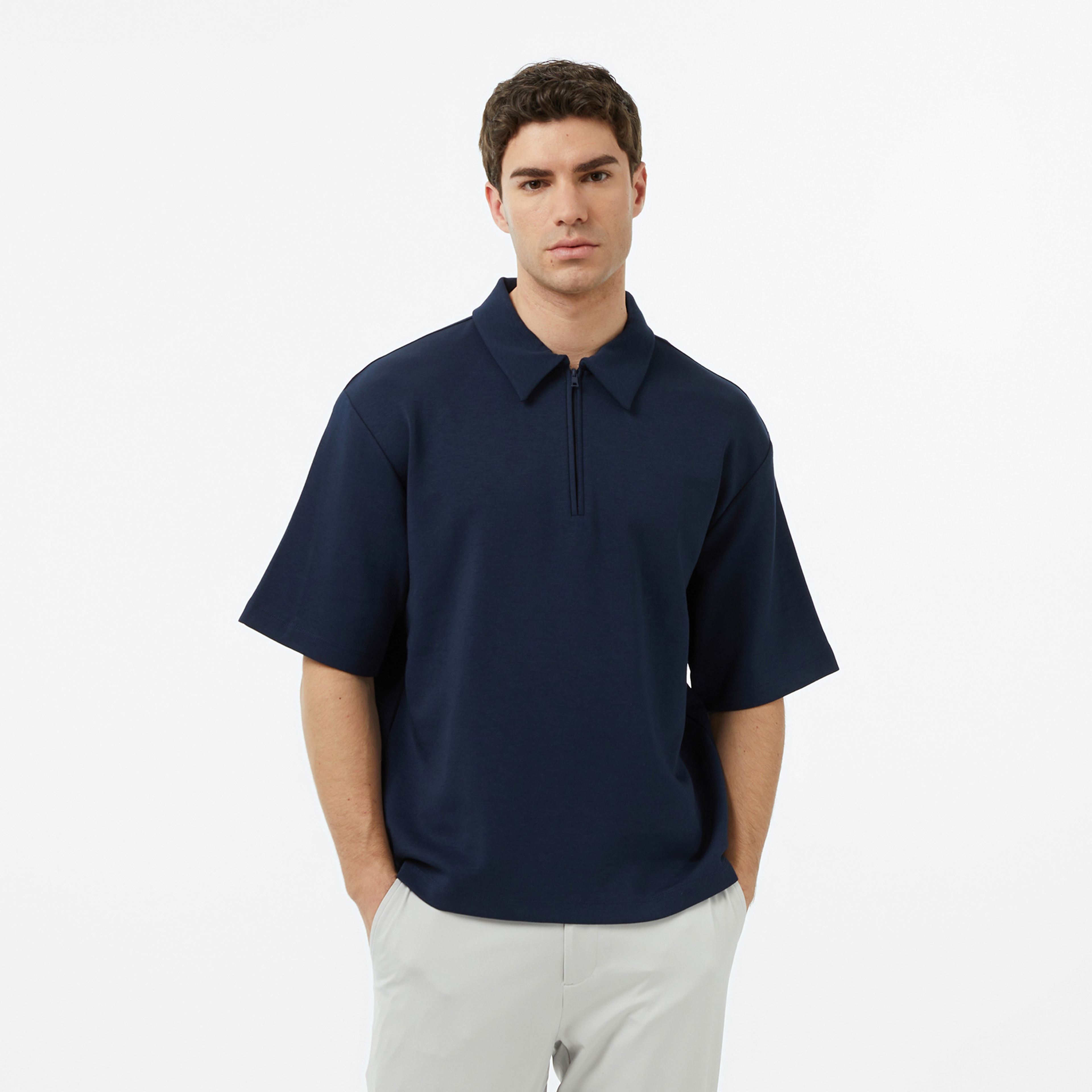 Nautica Erkek Lacivert Regular Fit Polo Yaka T-Shirt