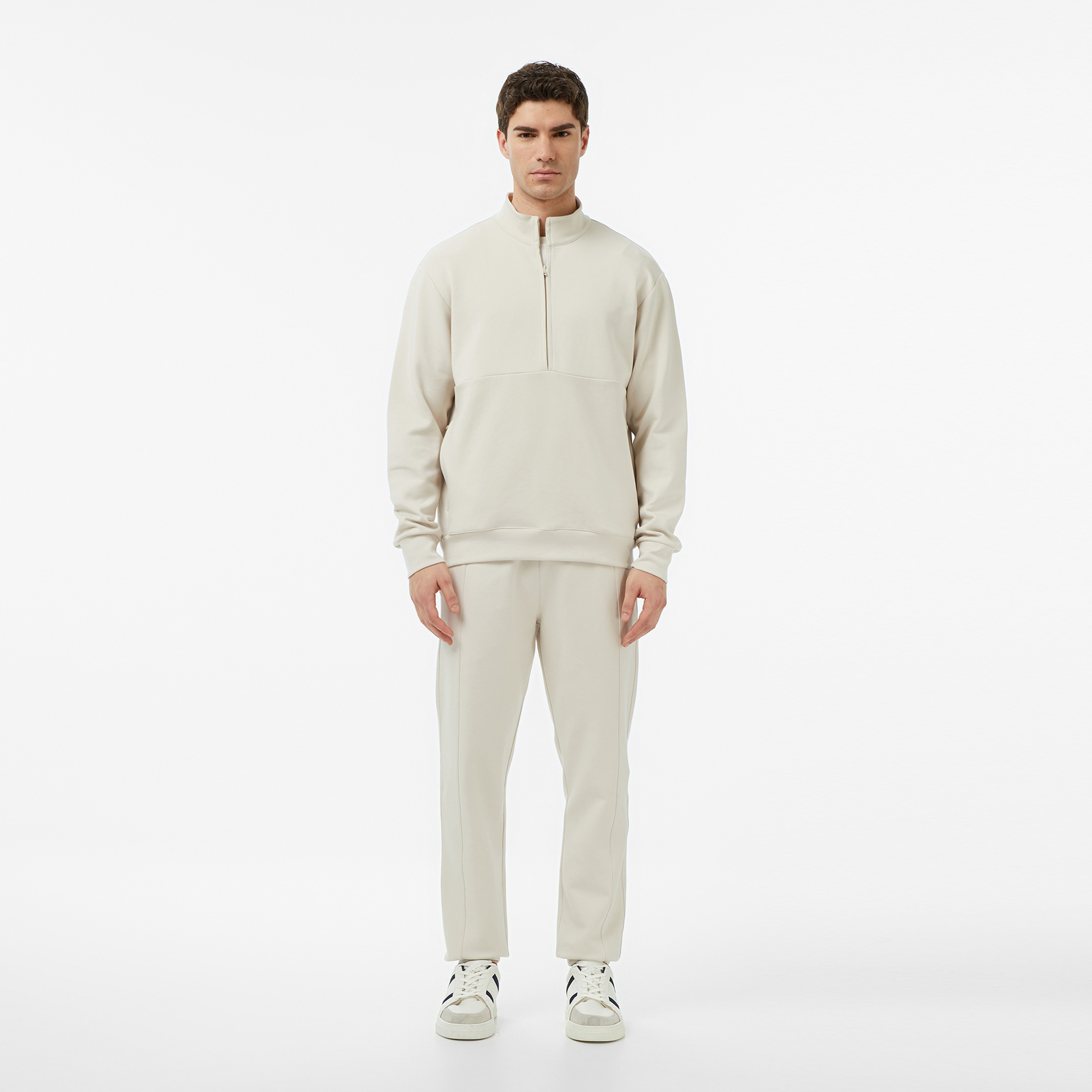 Nautica Erkek Bej Regular Fit Eşofman Altı