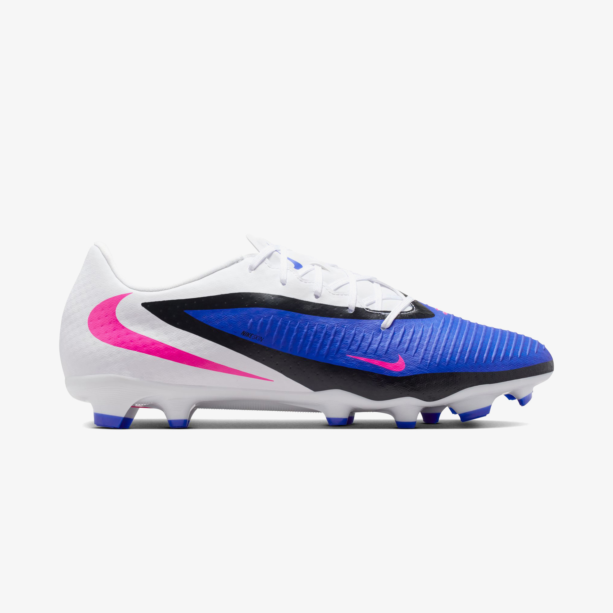 Nike Phantom 6 Low Academy Erkek Lacivert Çim Saha Kramponu