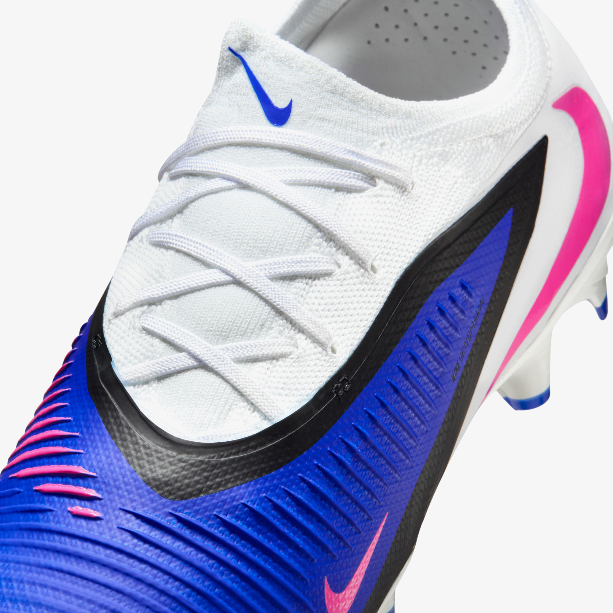 Nike Phantom 6 Low Pro Erkek Lacivert Çim Saha Kramponu