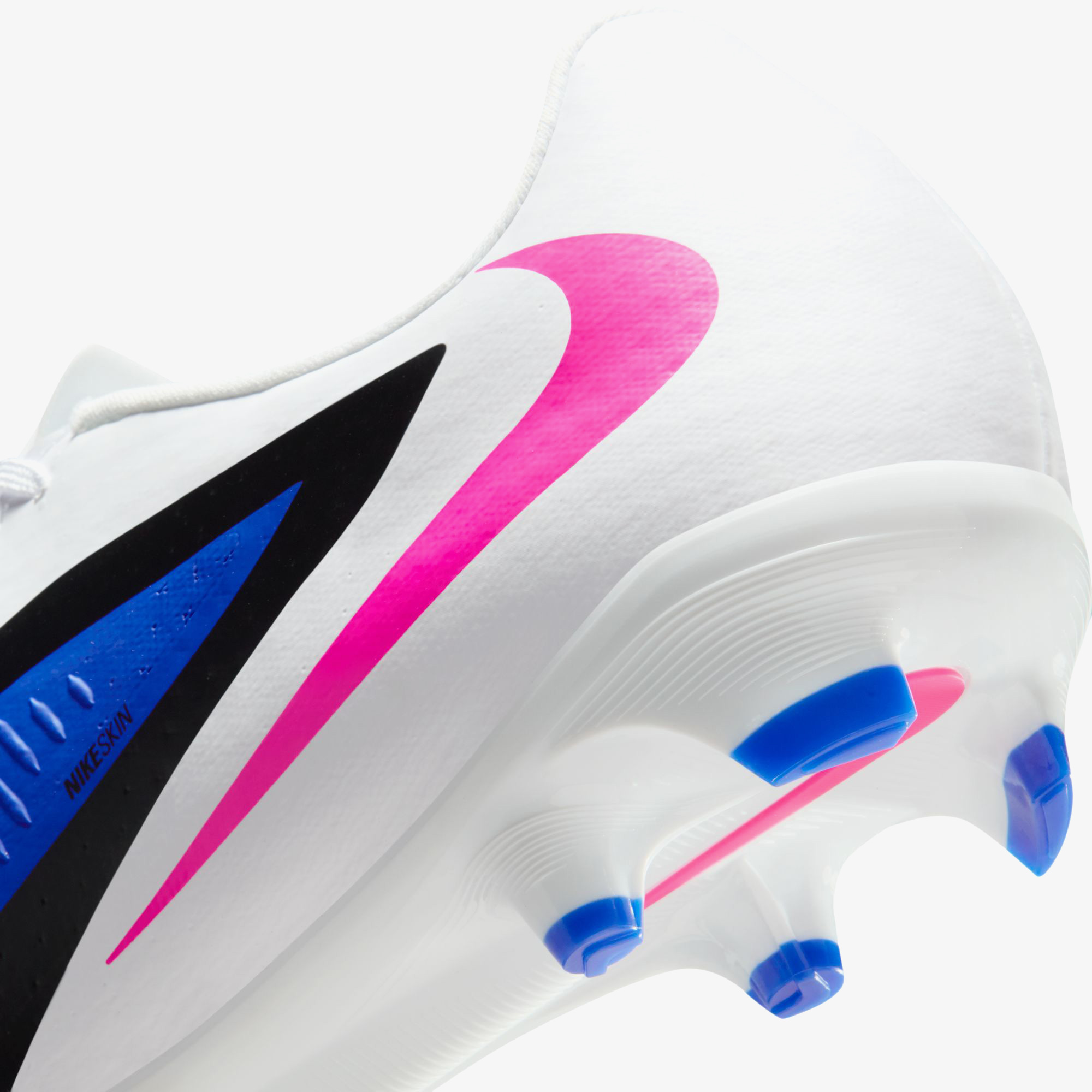 Nike Phantom 6 Low Academy Erkek Lacivert Çim Saha Kramponu