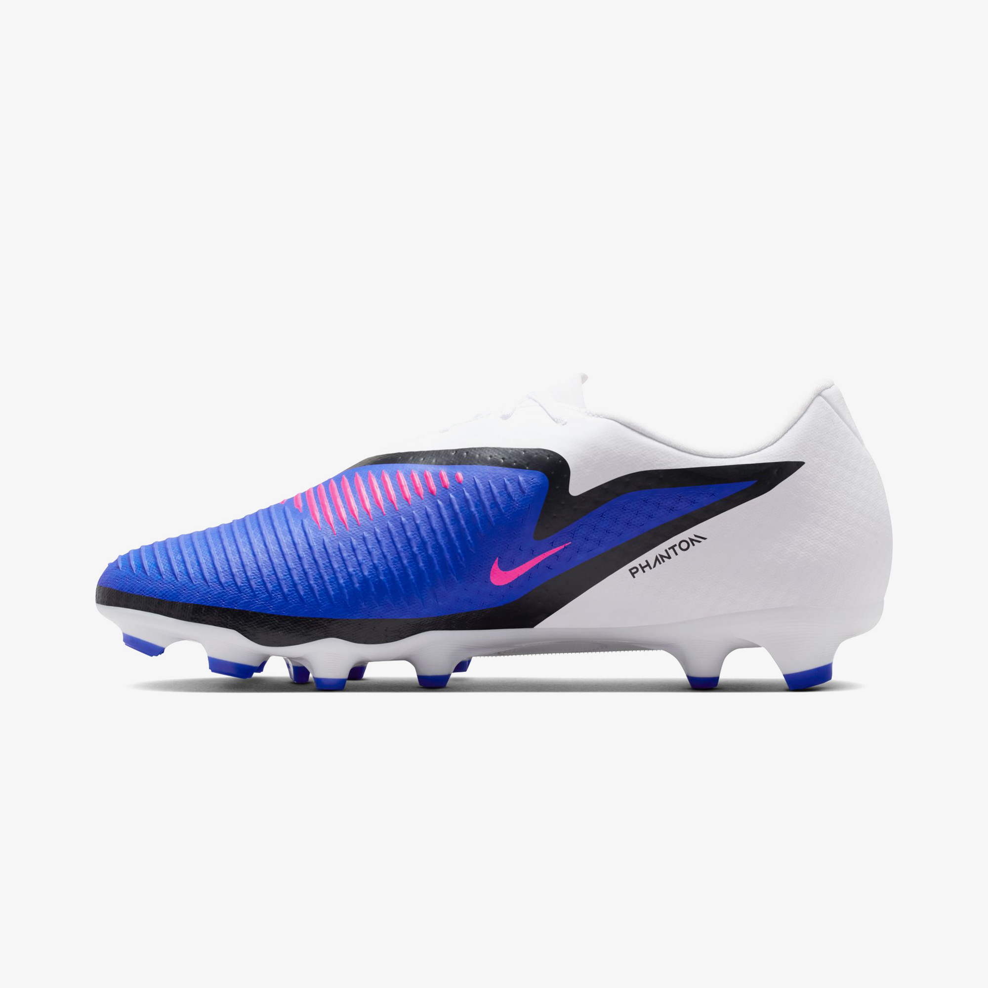 Nike Phantom 6 Low Academy Erkek Lacivert Çim Saha Kramponu