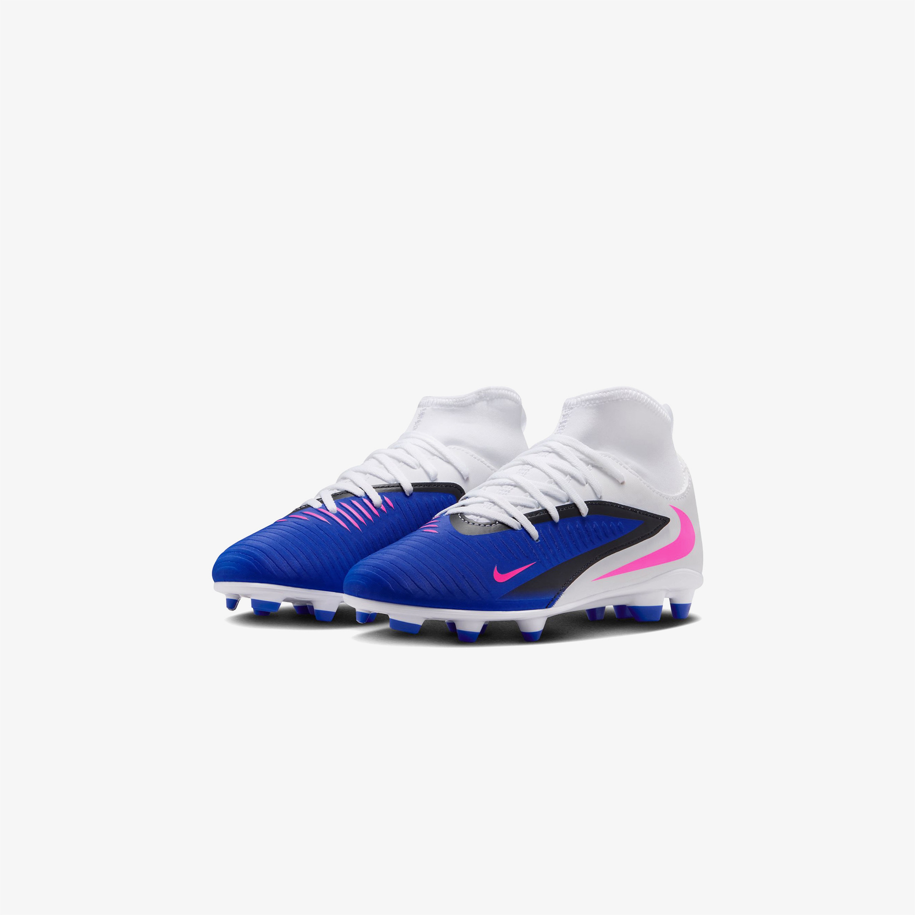 Nike Phantom 6 High Club Çocuk Lacivert Çim Saha Kramponu