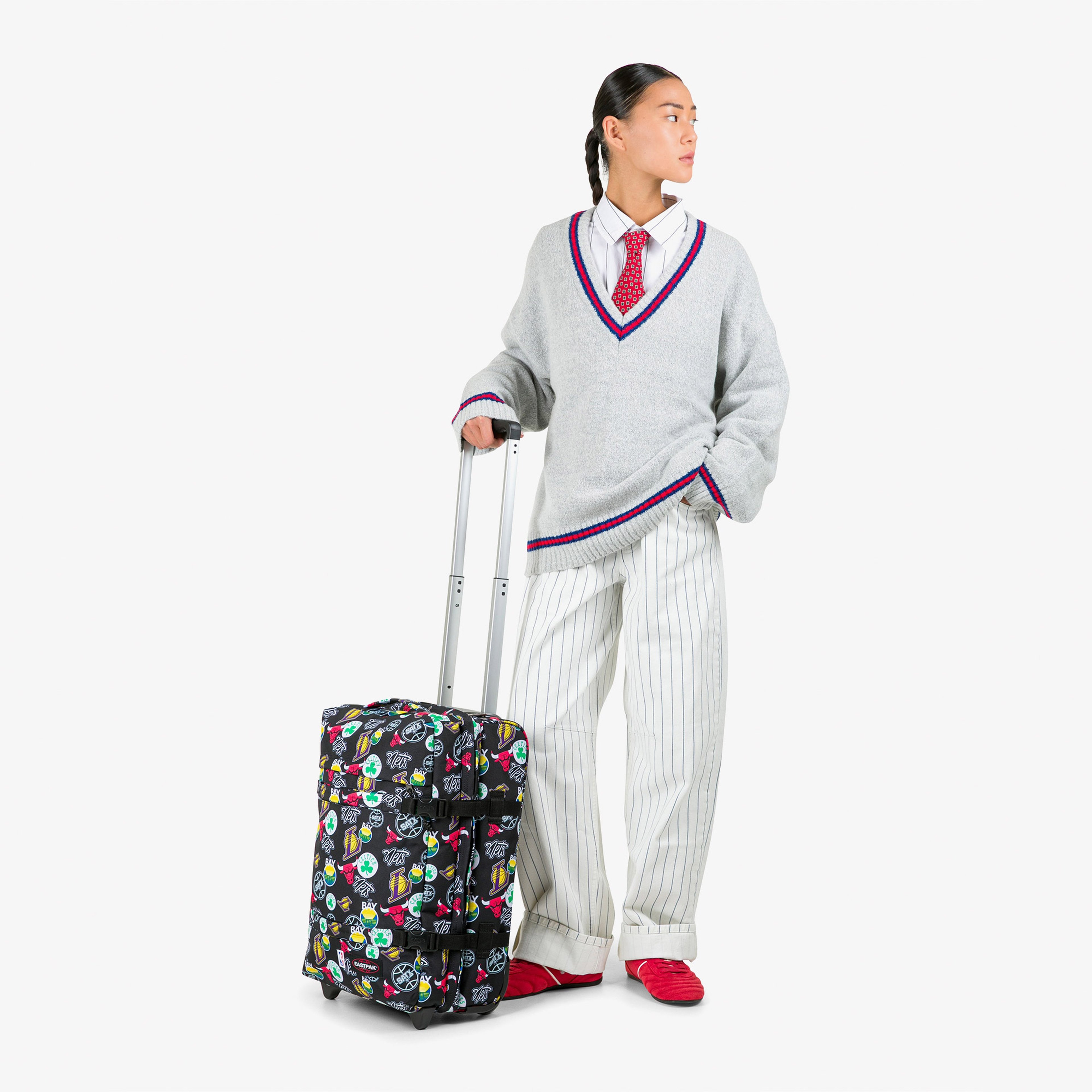 Eastpak Transit'R S NBA Takım Desenli Unisex Renkli Valiz