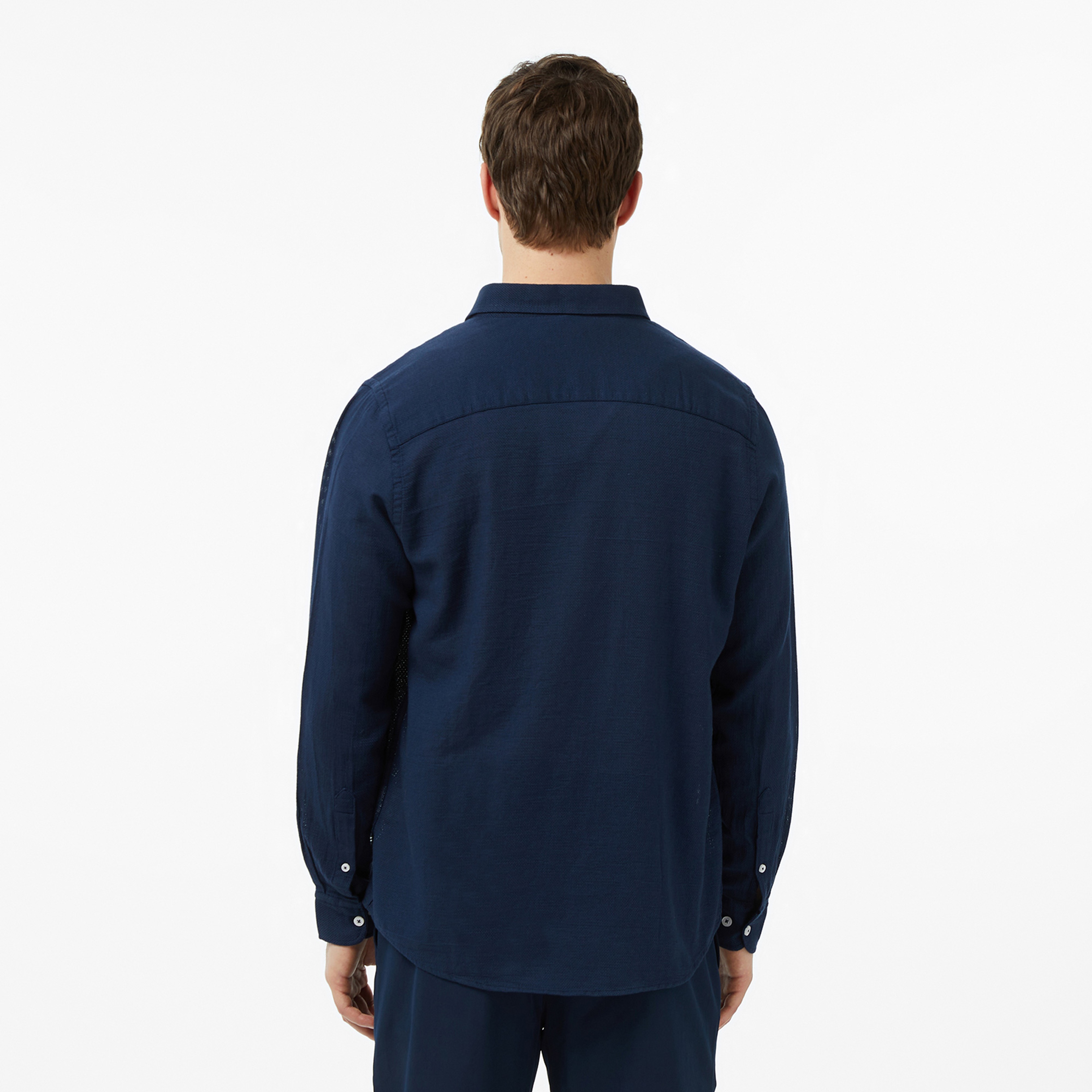 Nautica Erkek Lacivert Regular Fit Gömlek