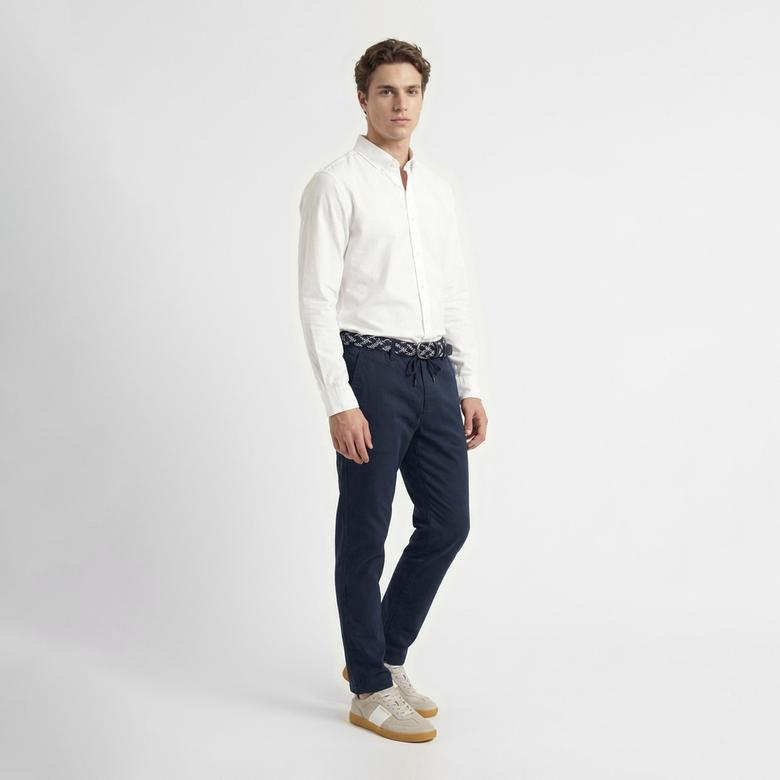 Nautica Erkek Beyaz Regular Fit Gömlek