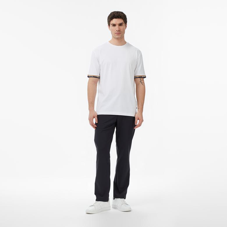 Nautica Erkek Beyaz Regular Fit T-Shirt