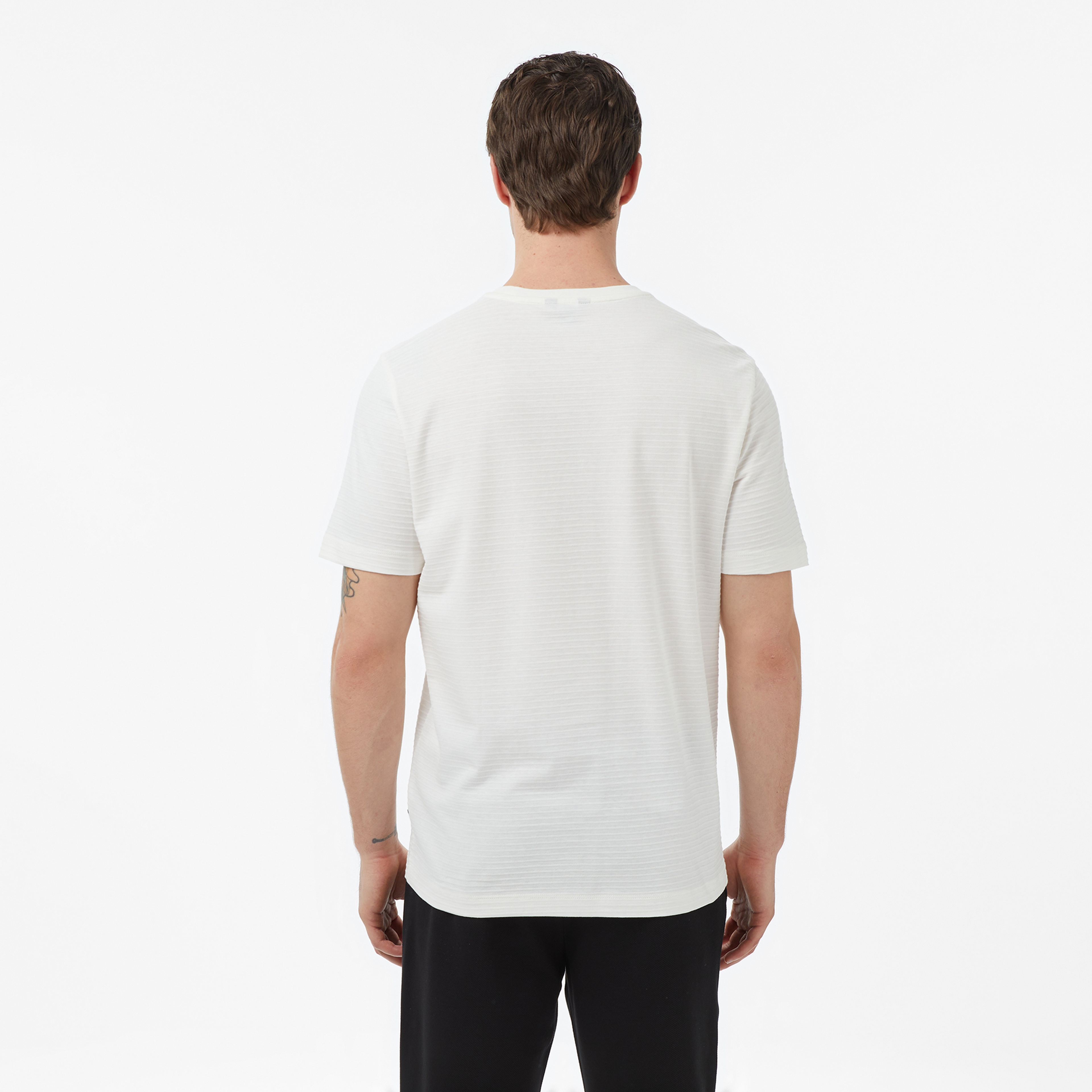 Nautica Erkek Krem Regular Fit T-Shirt