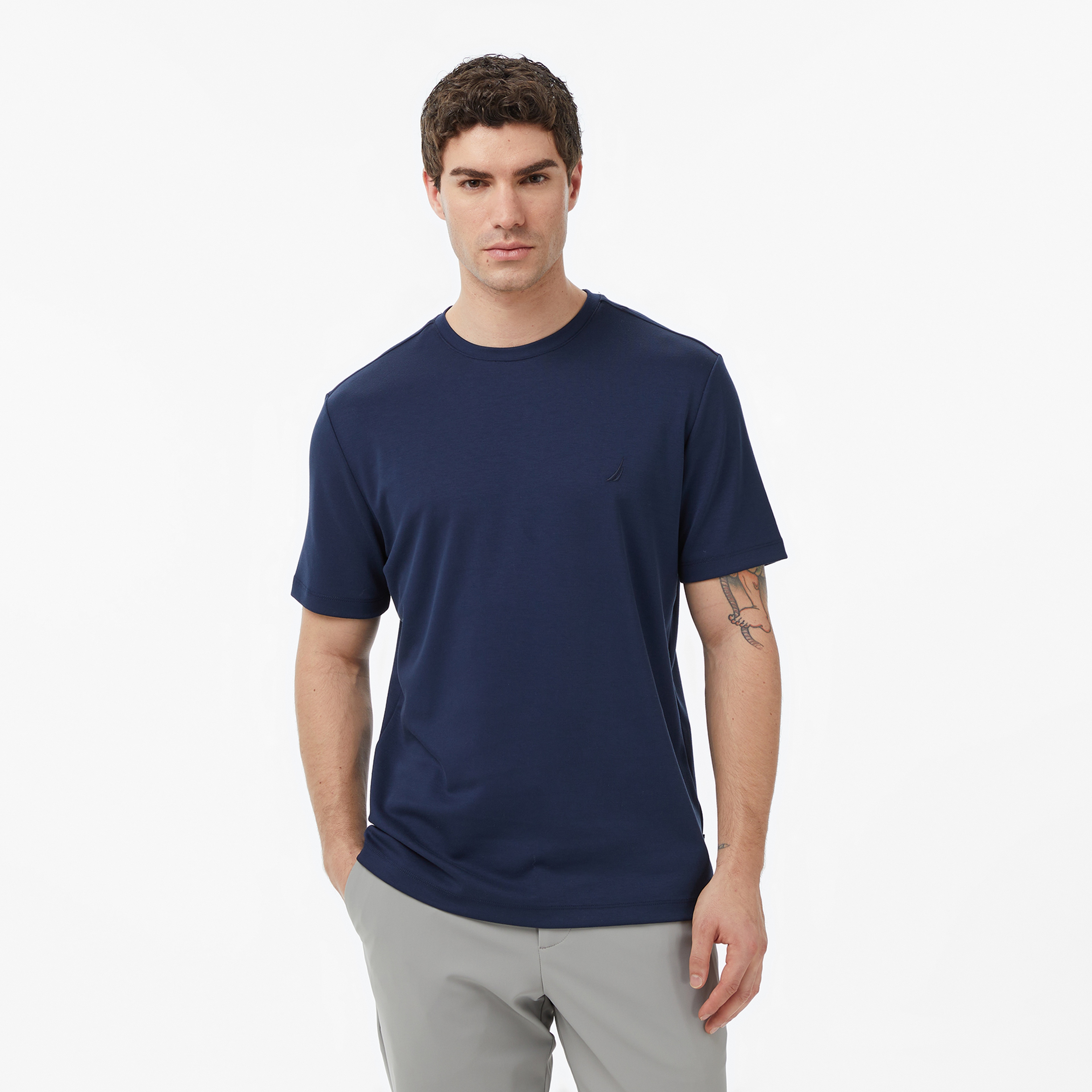Nautica Erkek Lacivert Regular Fit T-Shirt