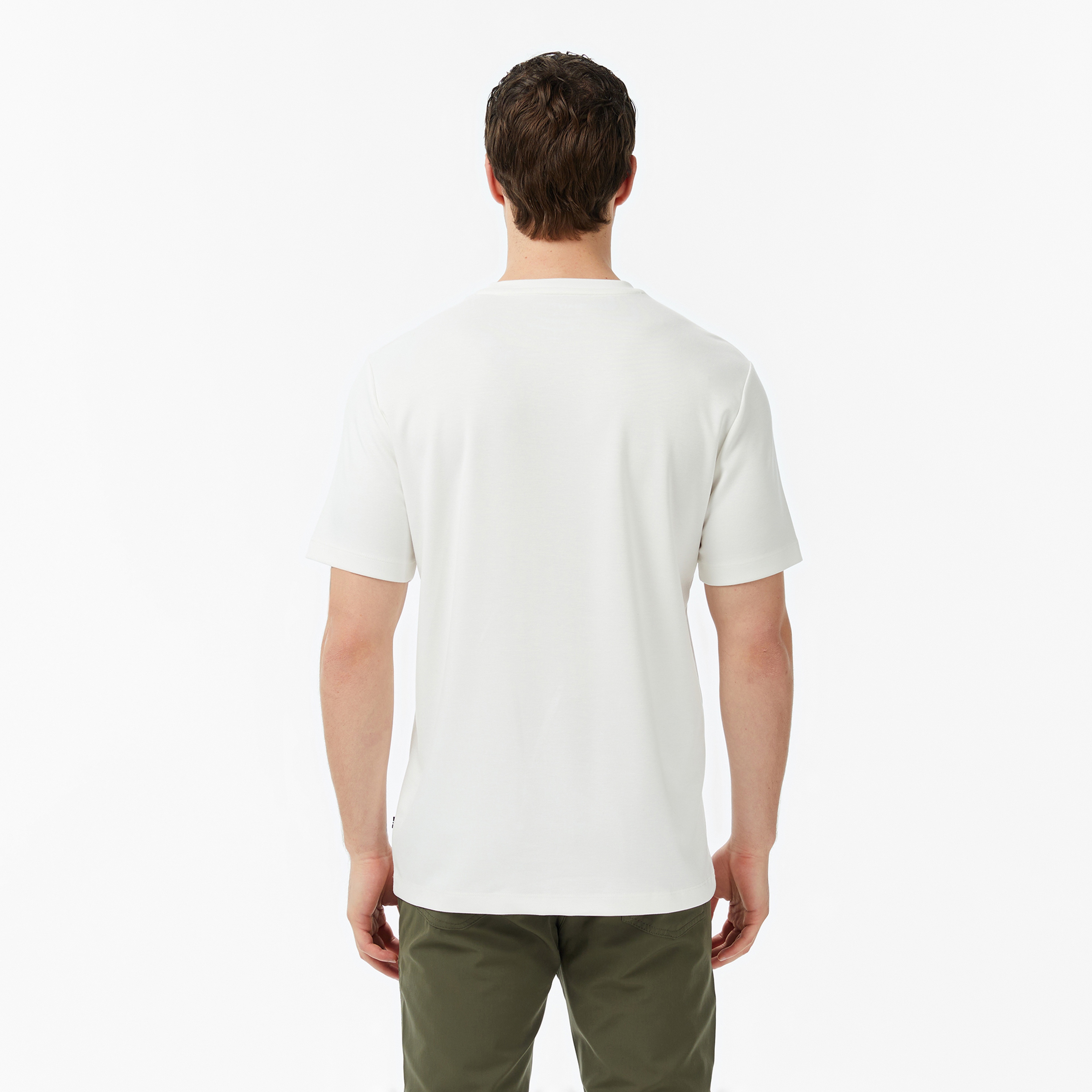 Nautica Erkek Beyaz Regular Fit T-Shirt