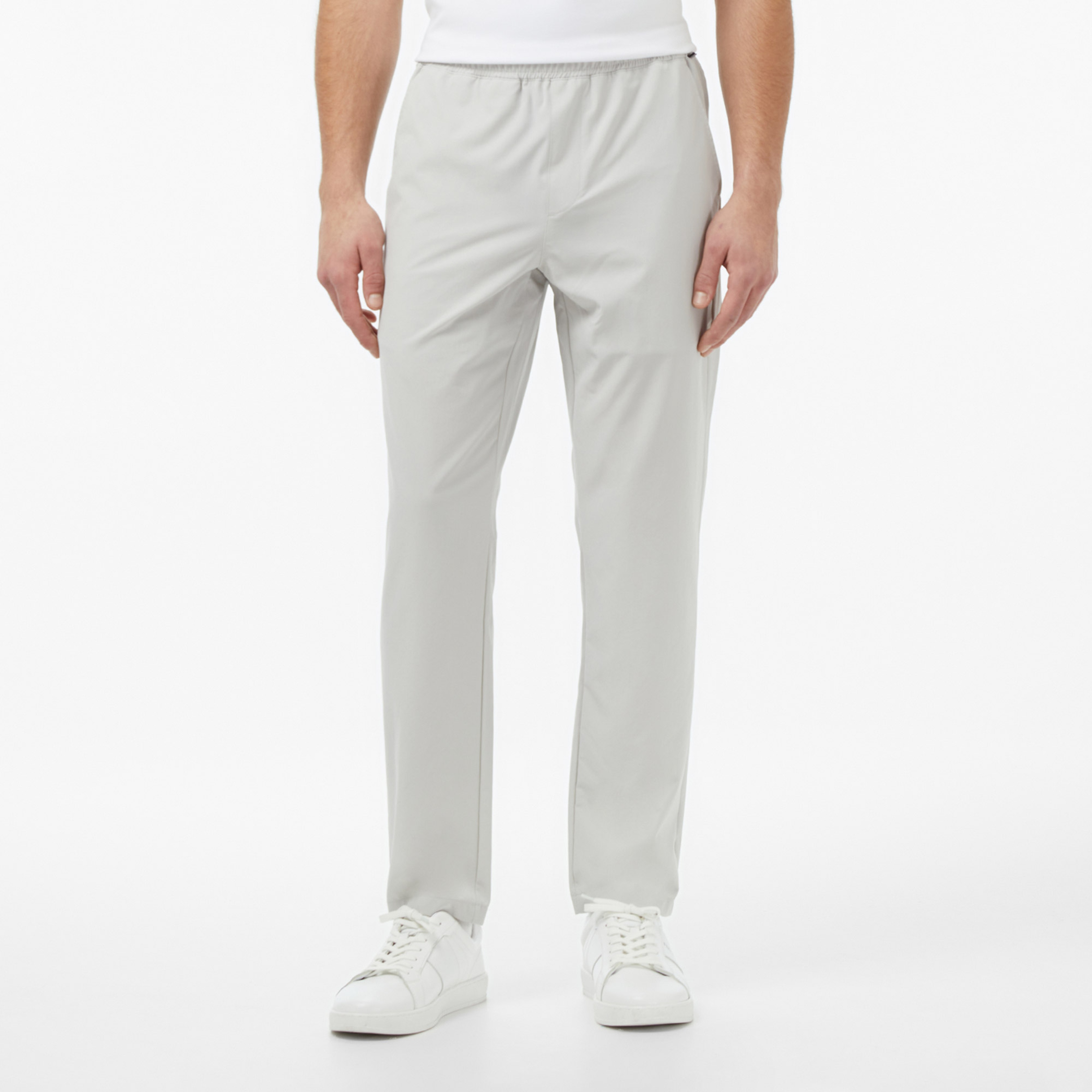Nautica Erkek Gri Slim Fit Teknik Pantolon
