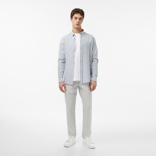 Nautica Erkek Gri Slim Fit Teknik Pantolon