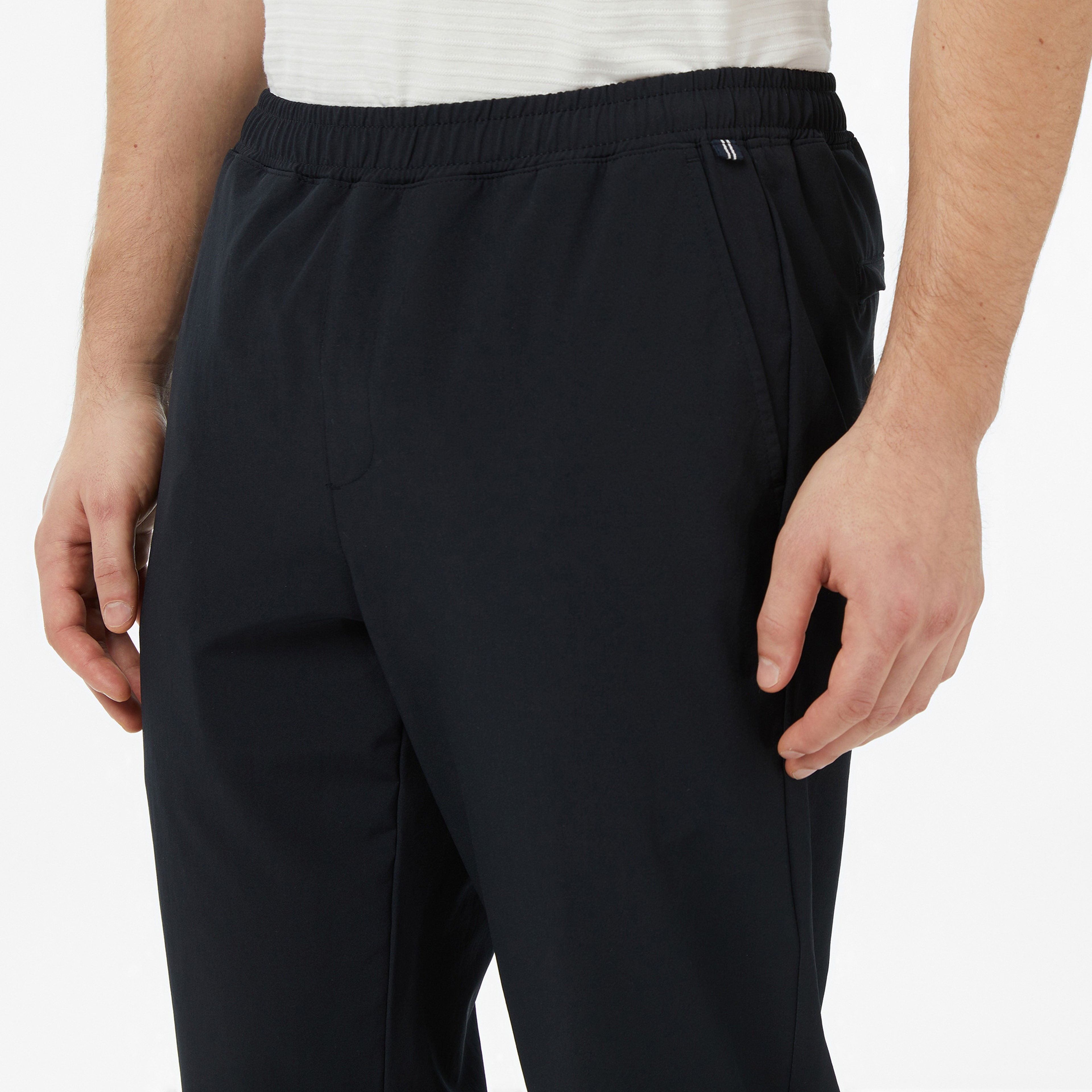 Nautica Erkek Siyah Slim Fit Teknik Pantolon