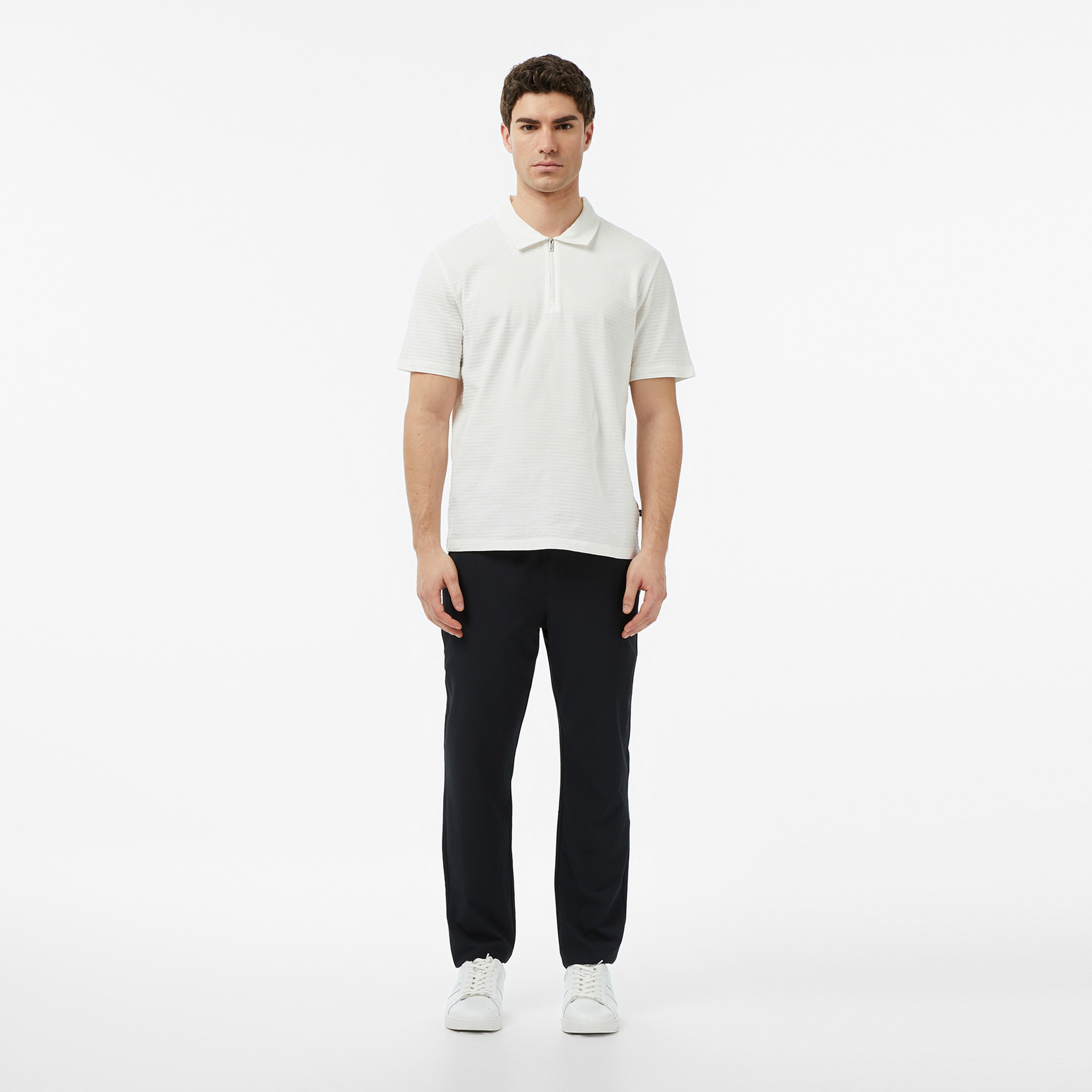 Nautica Erkek Siyah Slim Fit Teknik Pantolon