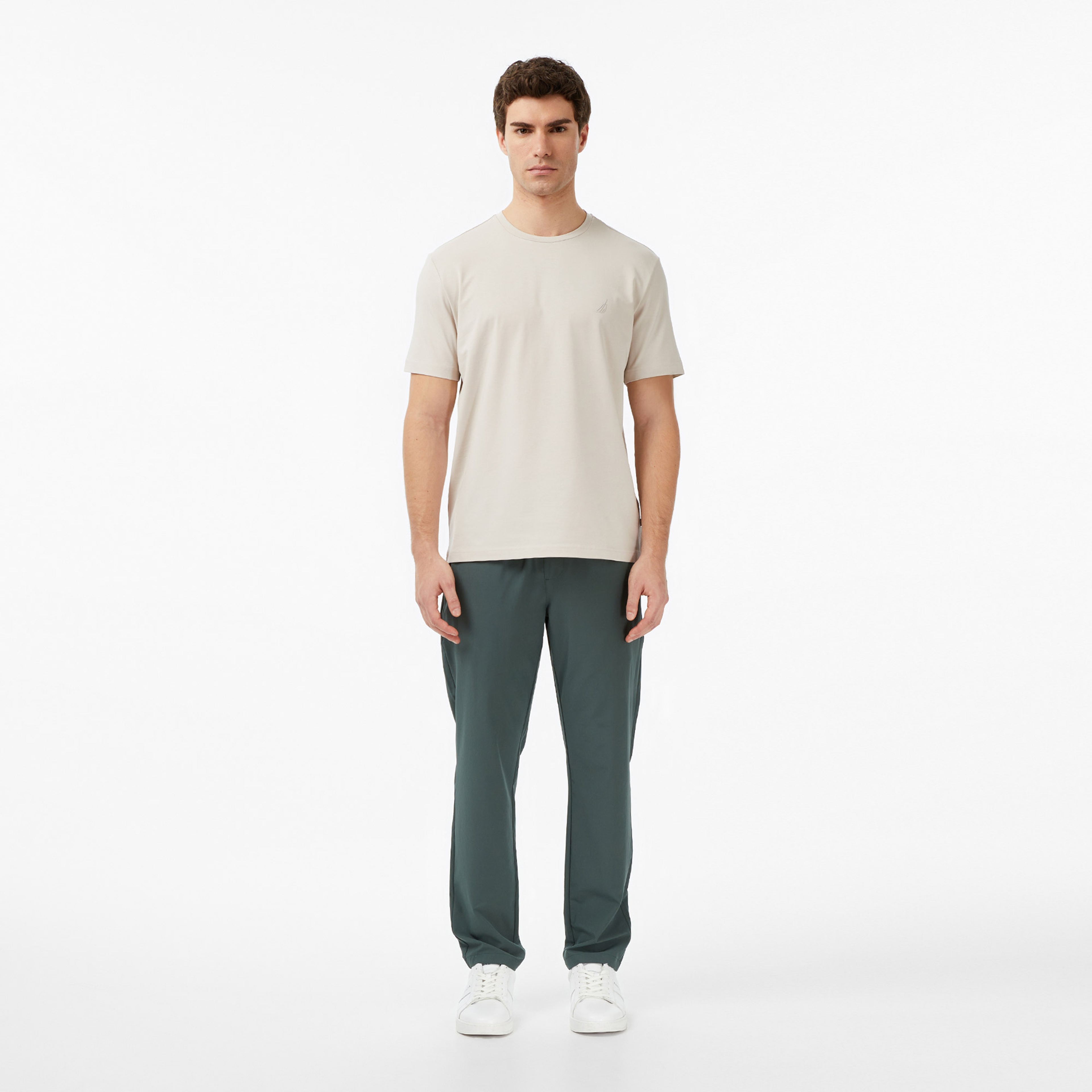 Nautica Erkek Yeşil Slim Fit Teknik Pantolon