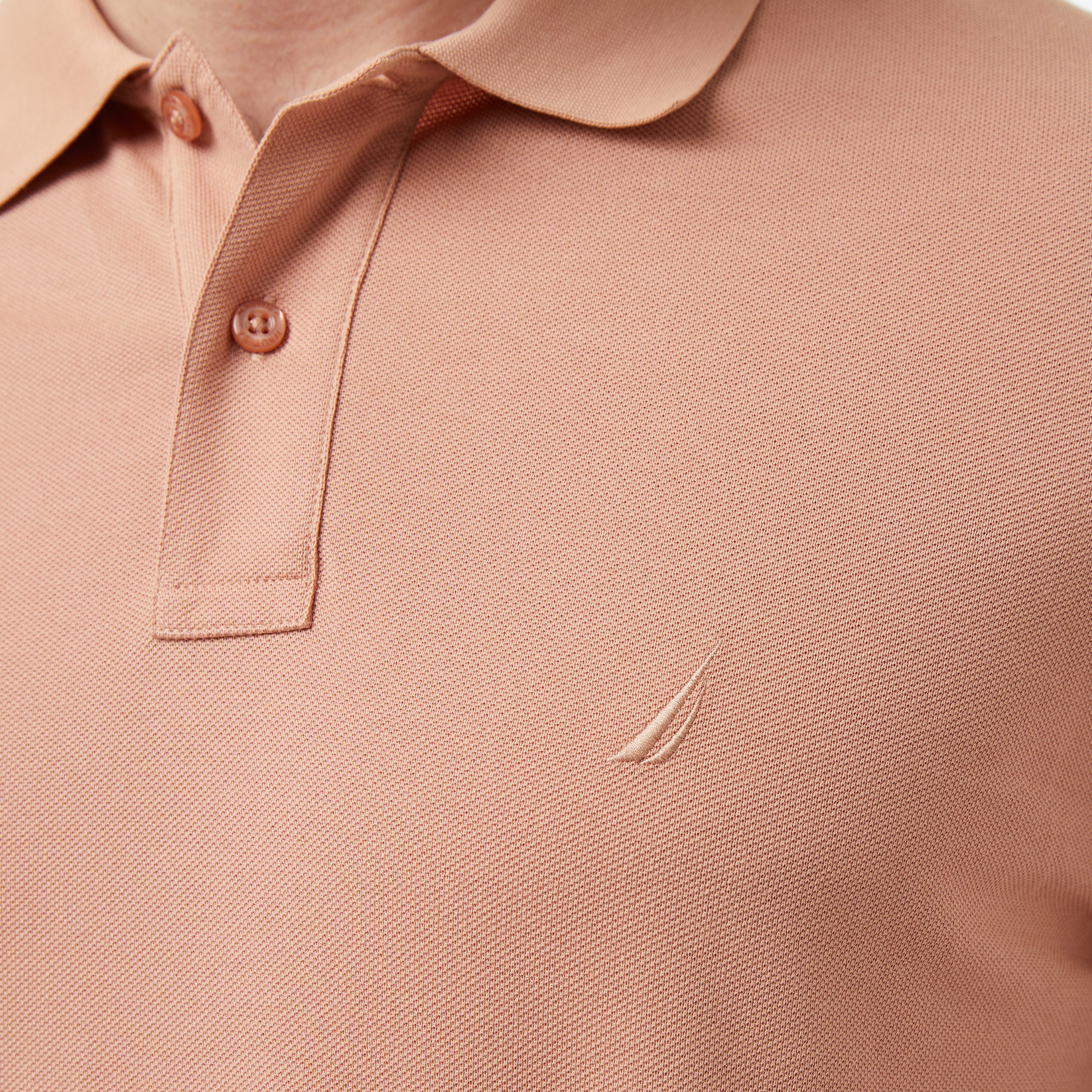 Nautica Erkek Bej Regular Fit Polo Yaka T-Shirt