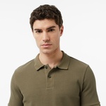 Nautica Erkek Yeşil Slim Fit Polo Yaka T-Shirt