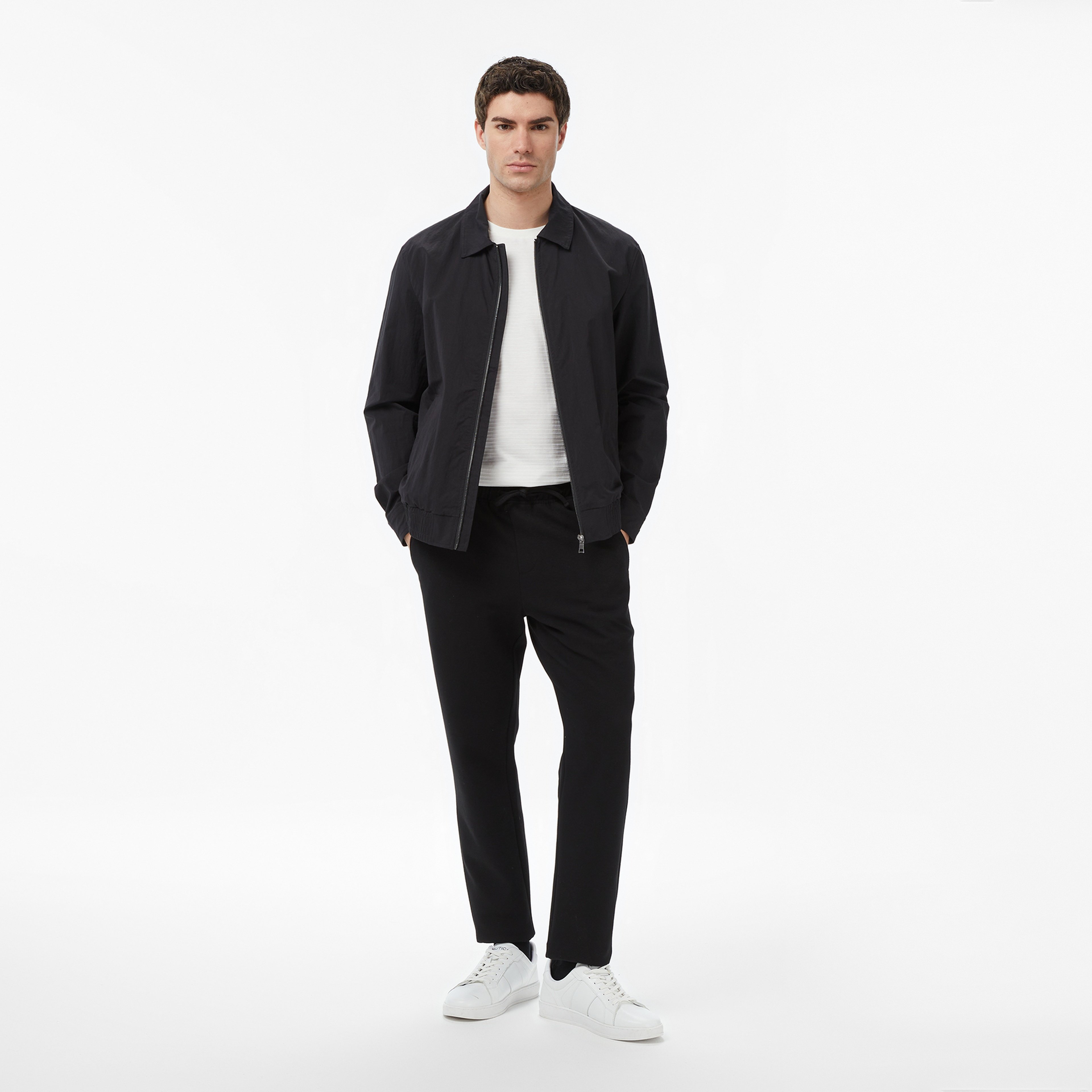 Nautica Erkek Siyah Regular Fit Ceket