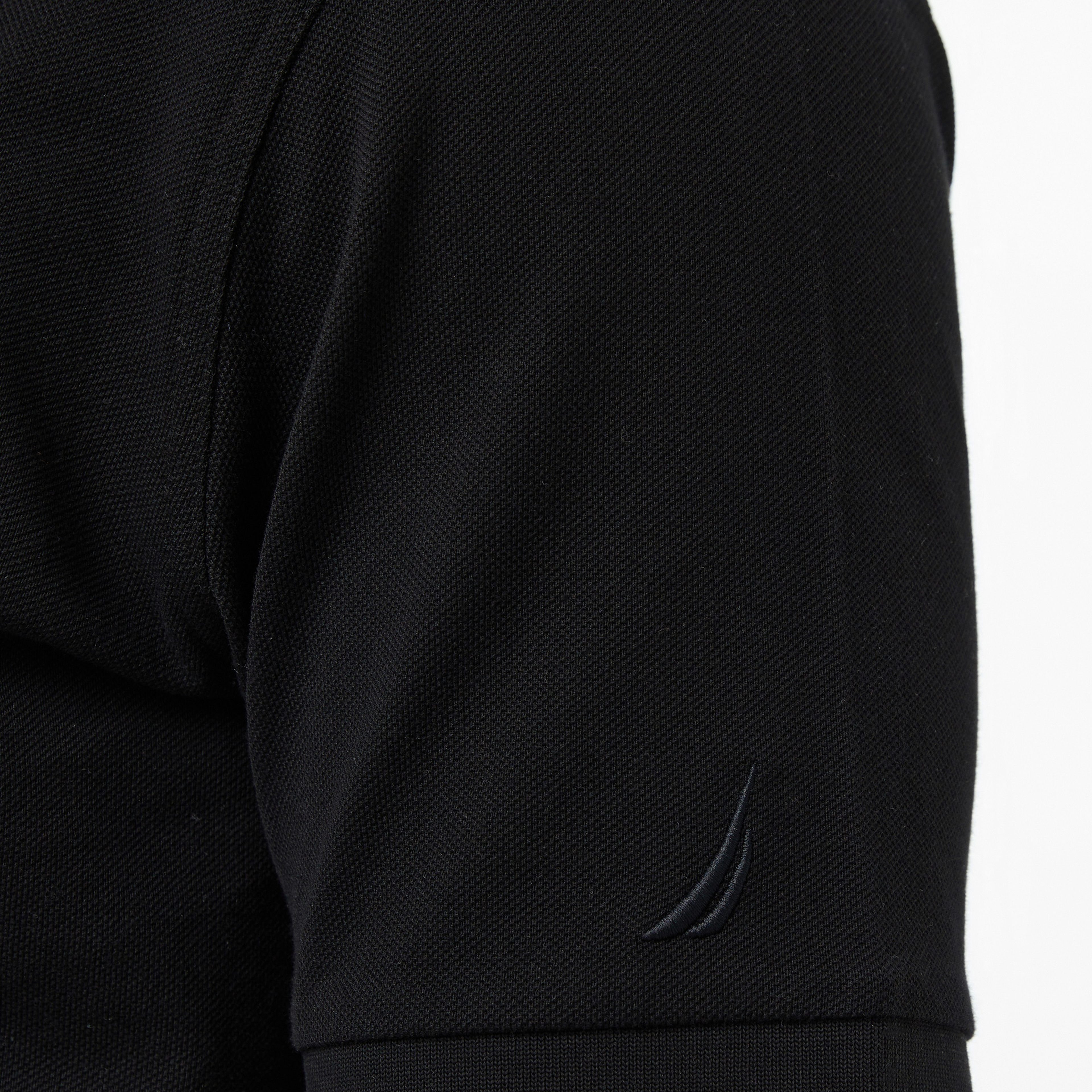 Nautica Erkek Siyah Regular Fit Polo Yaka T-Shirt