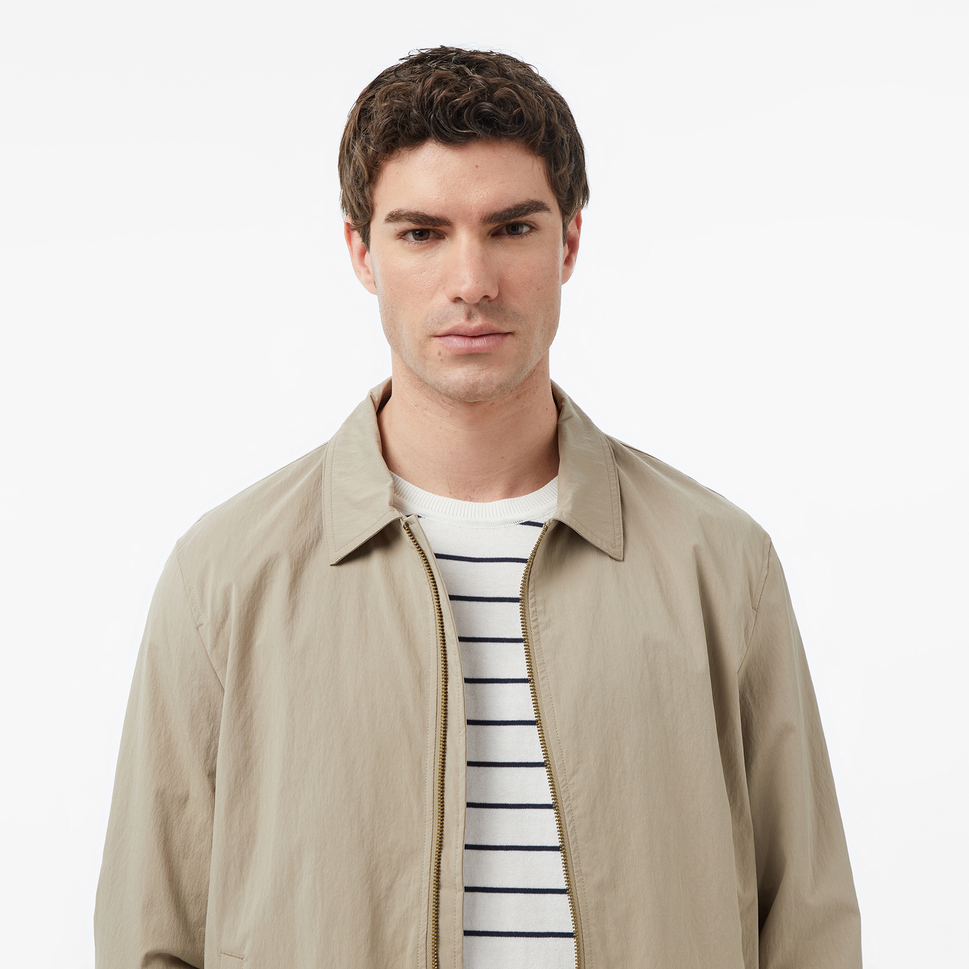 Nautica Erkek Bej Regular Fit Ceket