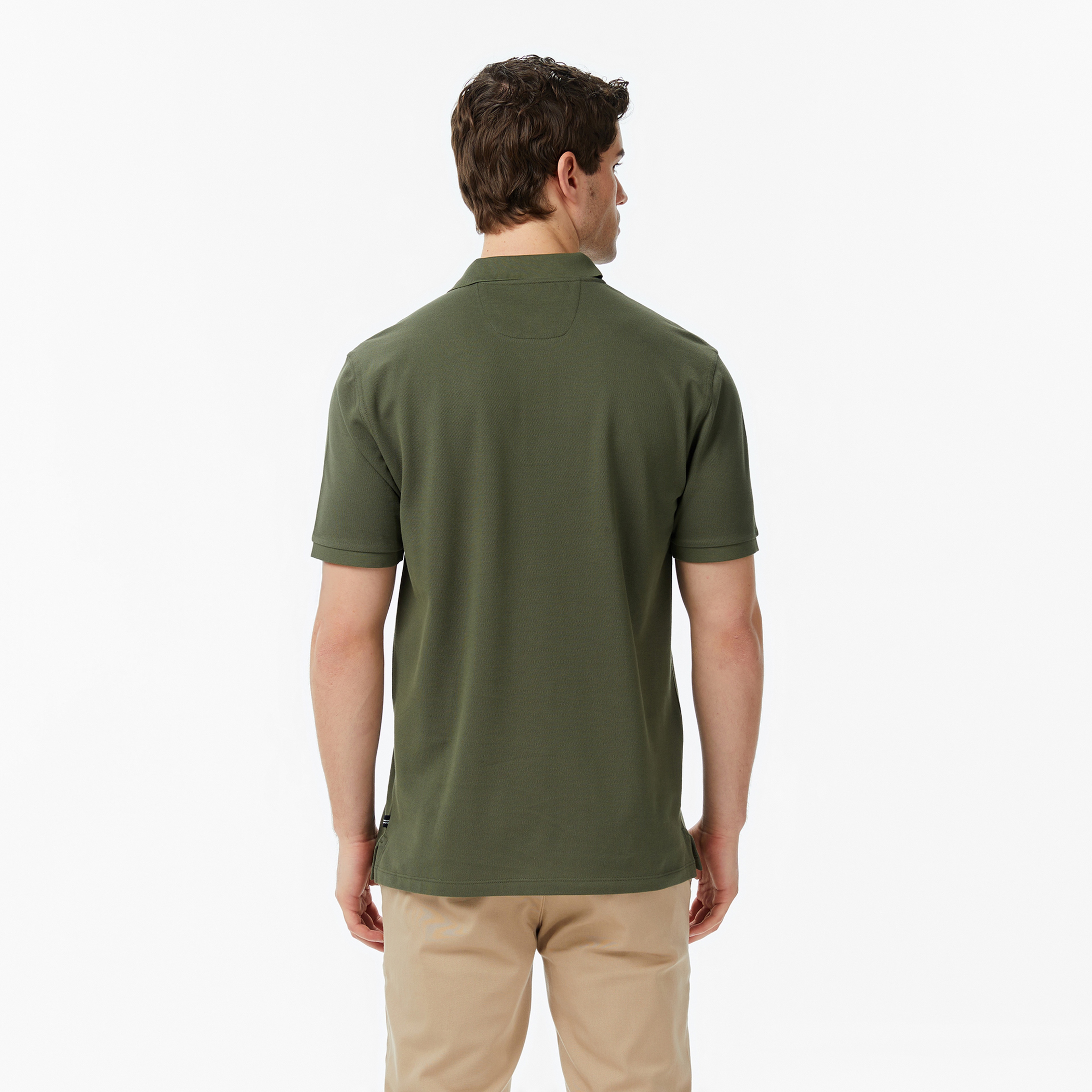 Nautica Erkek Yeşil Regular Fit Polo Yaka T-Shirt