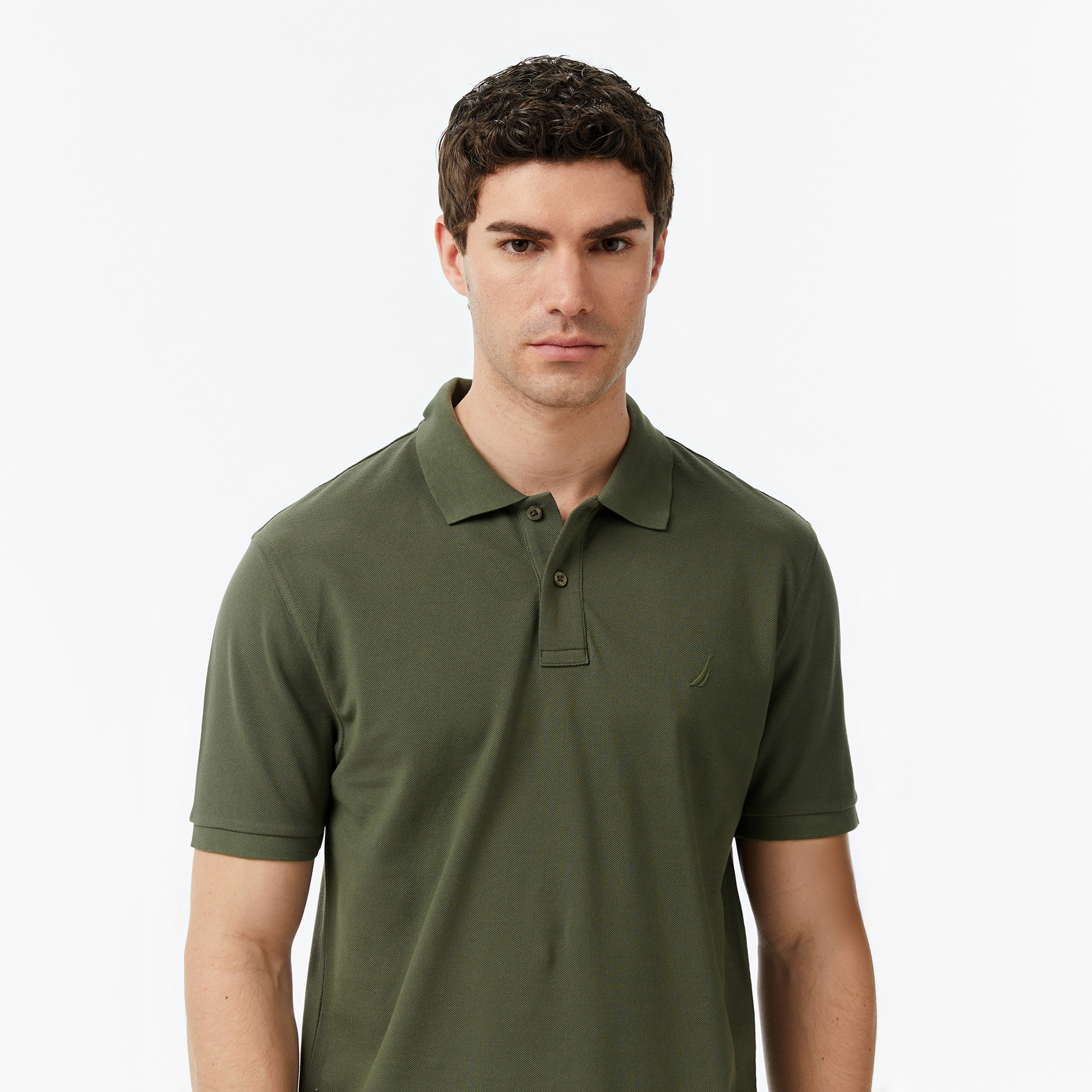 Nautica Erkek Yeşil Regular Fit Polo Yaka T-Shirt
