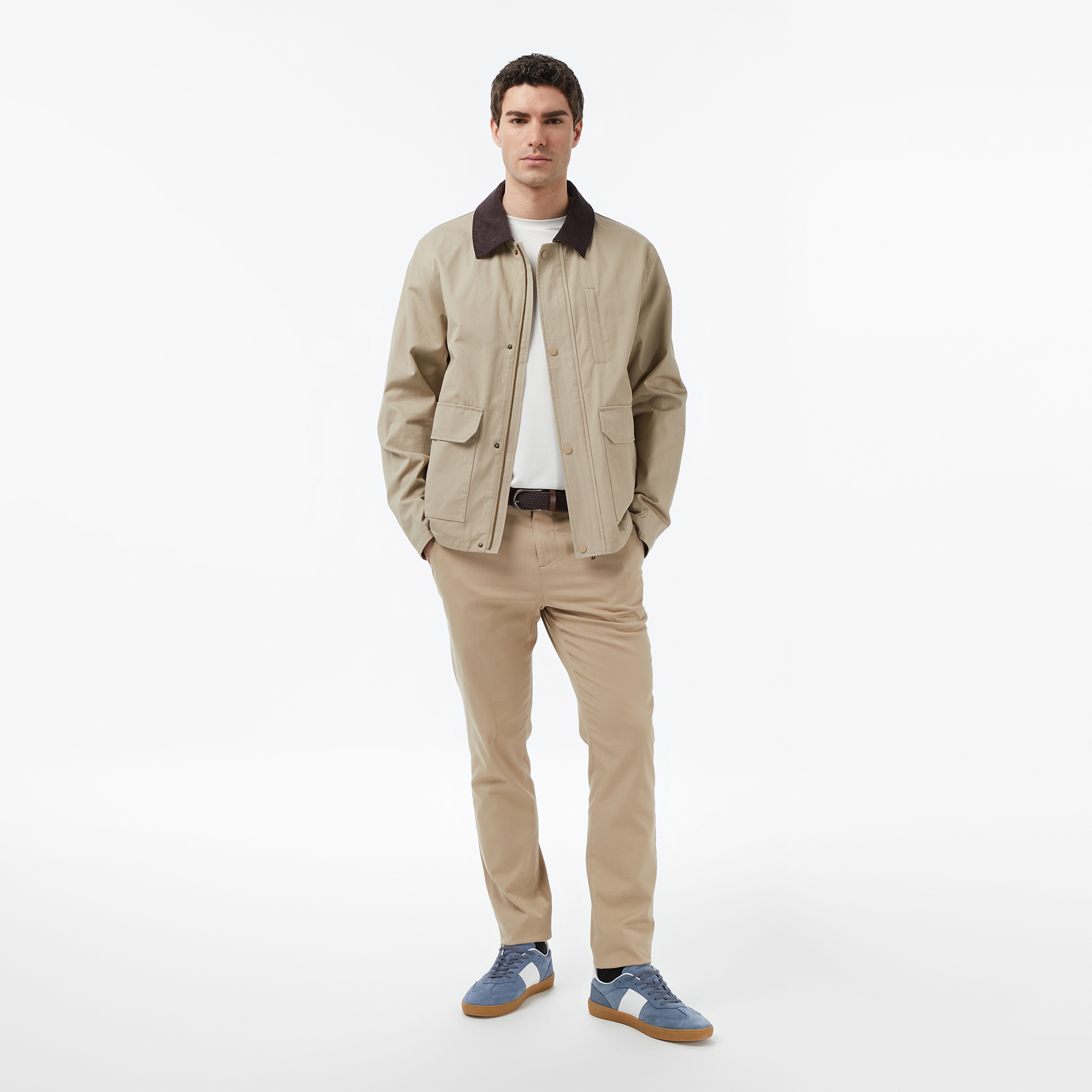 Nautica Erkek Bej Regular Fit Ceket