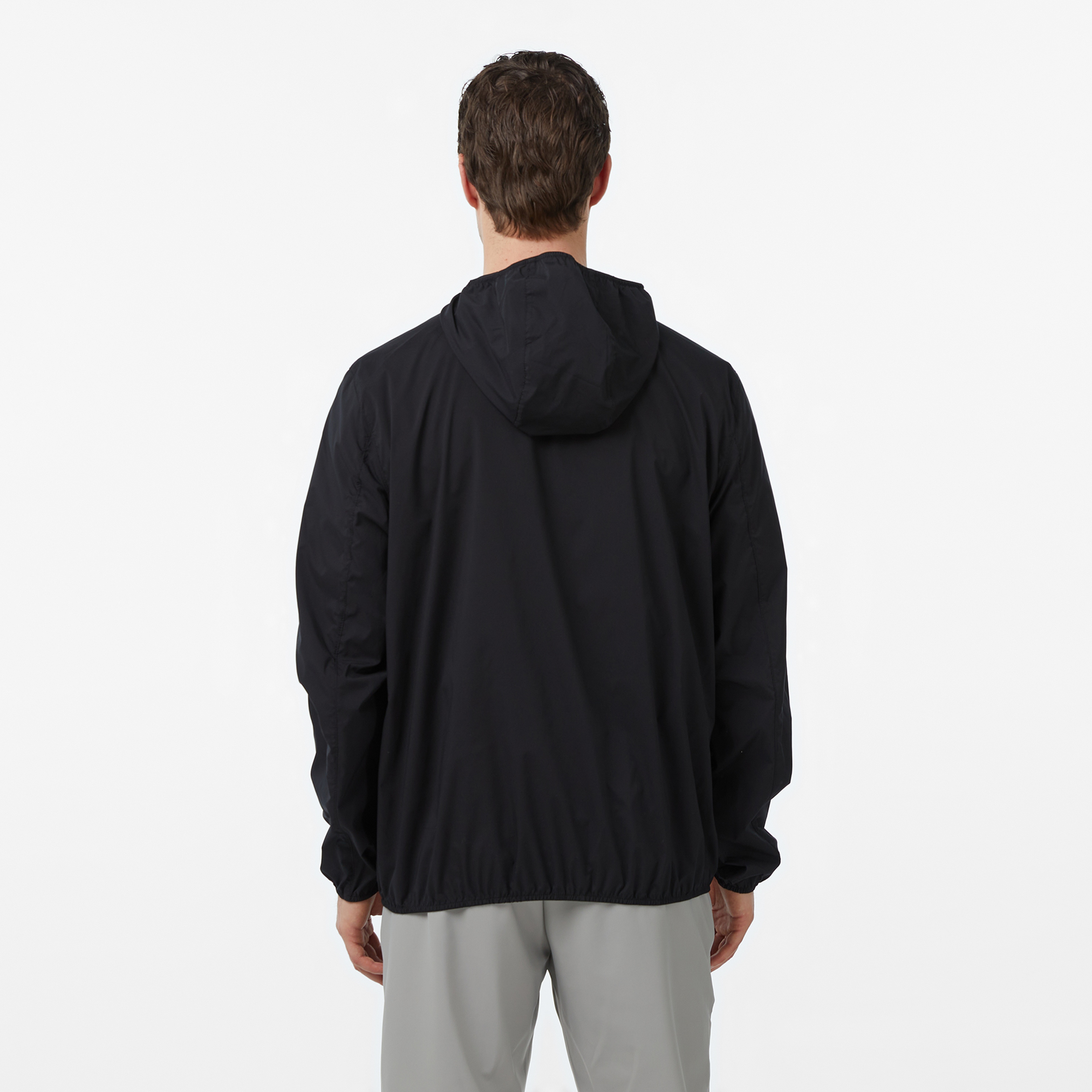 Nautica Erkek Siyah Regular Fit Kapüşonlu Su İtici Mont